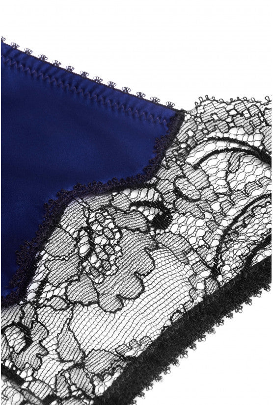 String ANIA satin bleu