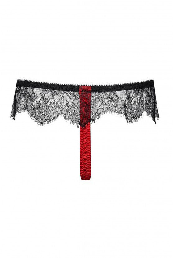 String ANIA satin rouge