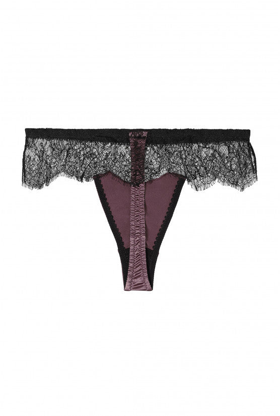 String ANIA soie prune