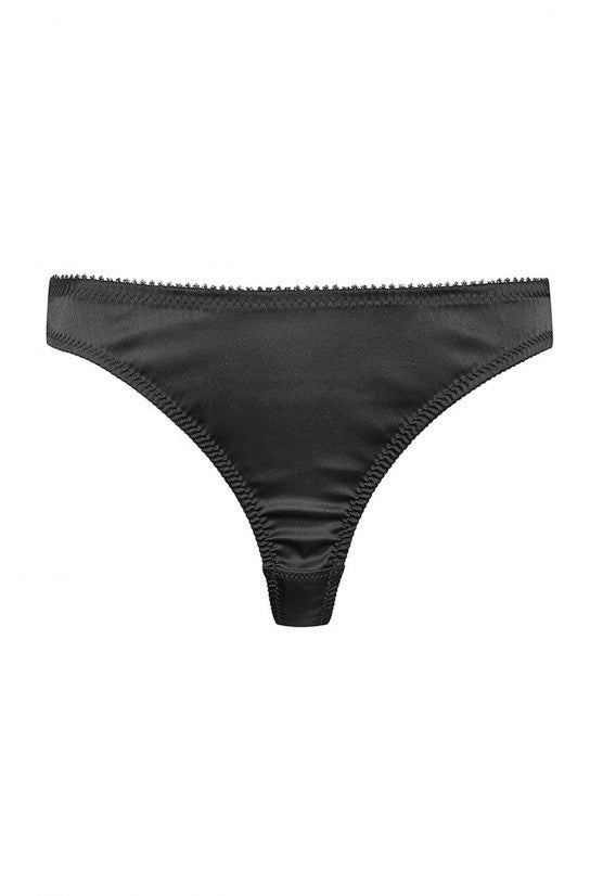 String CATHY satin noir
