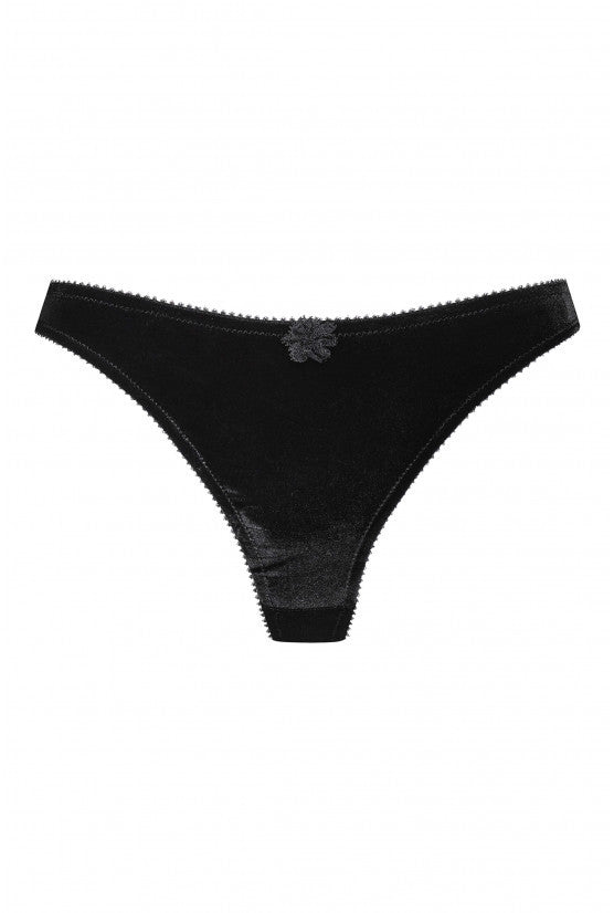 String CATHY velours noir