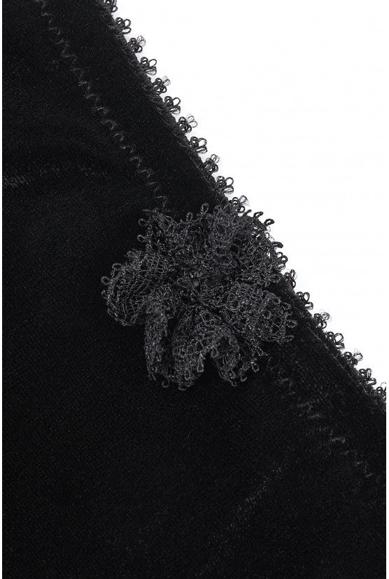 String CATHY velours noir