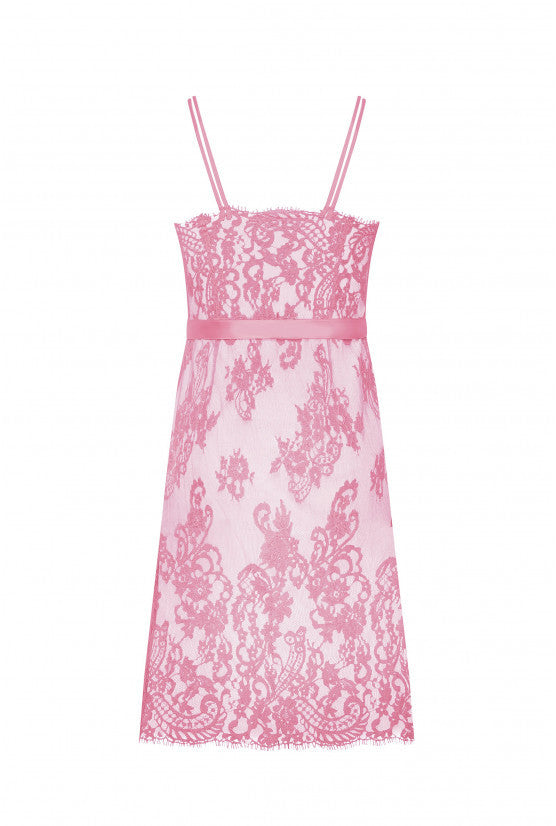 Tunique SAPHO dentelle rose