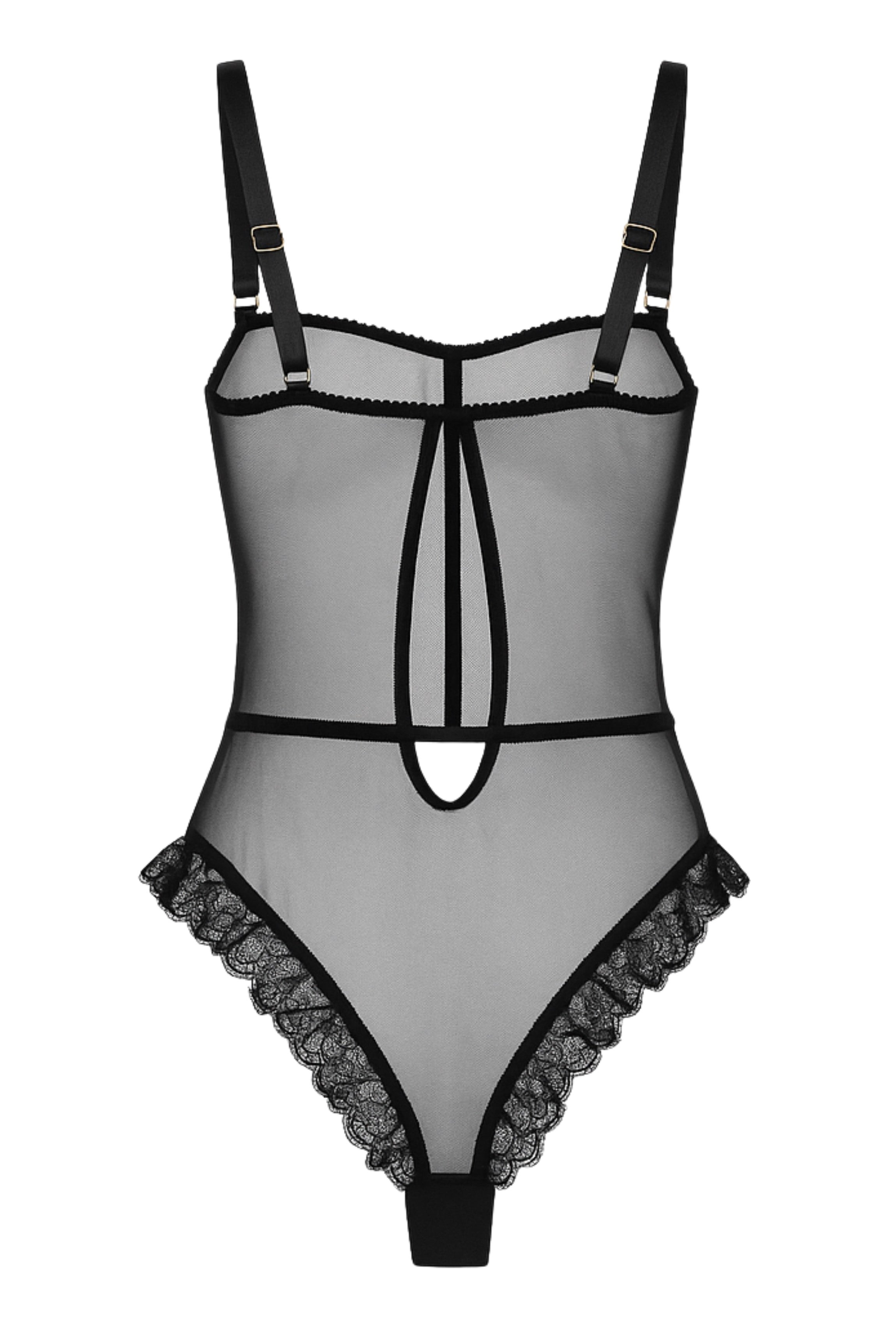 Body plumetis noir COCOTTE