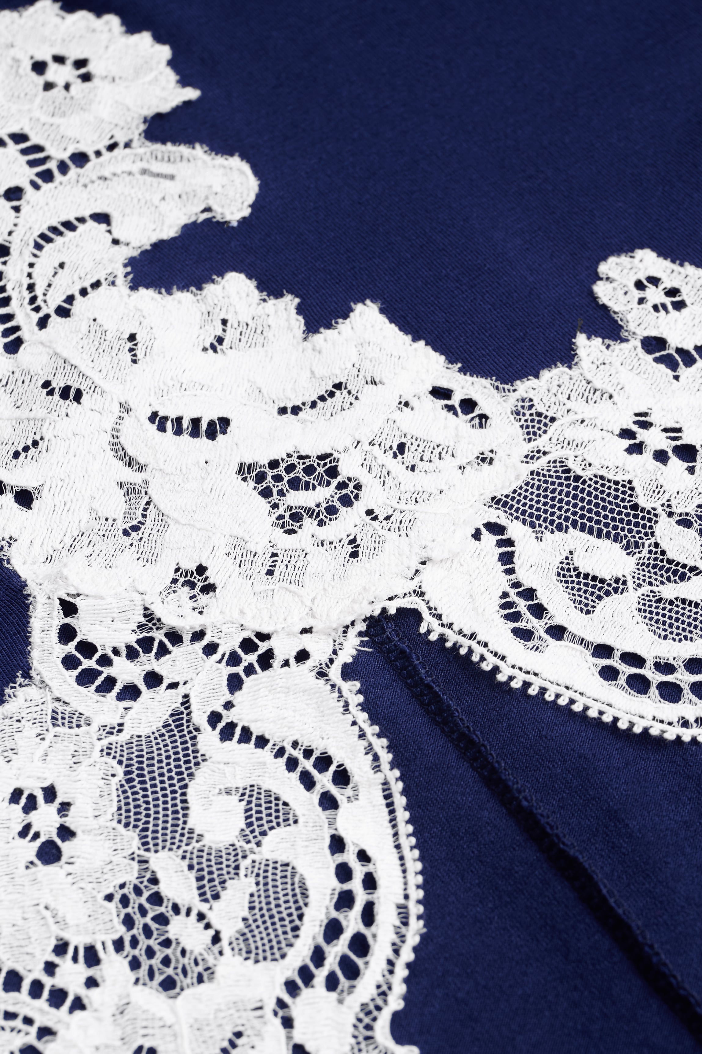 Chemise de nuit modal bleue