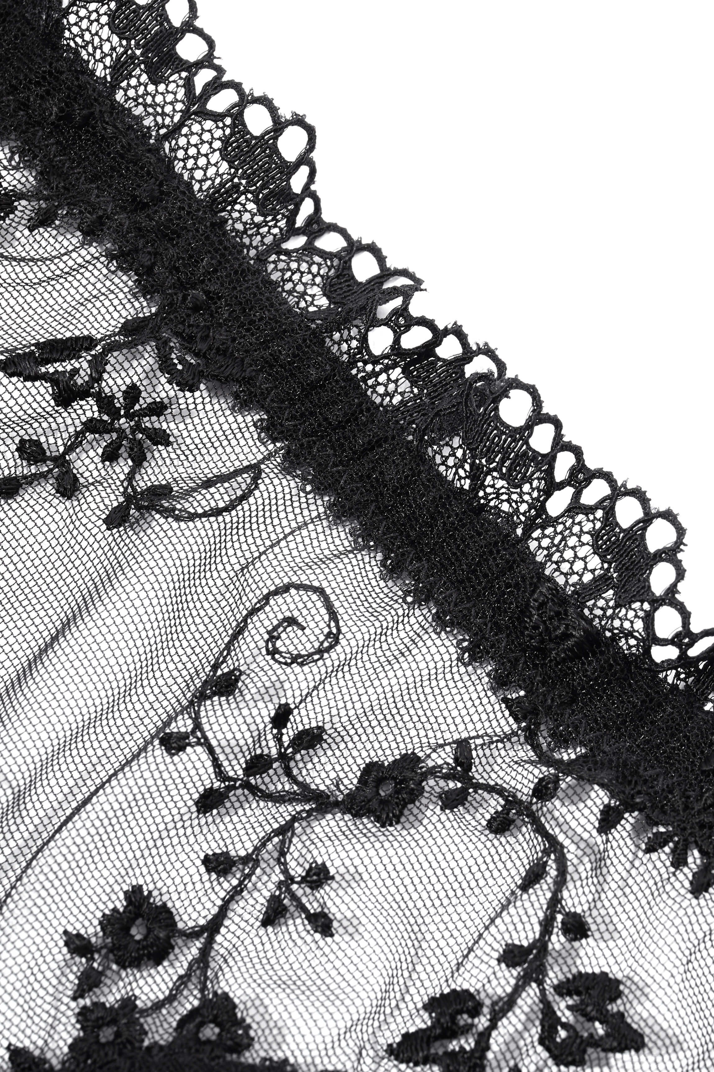 String CATHY fleurette noir