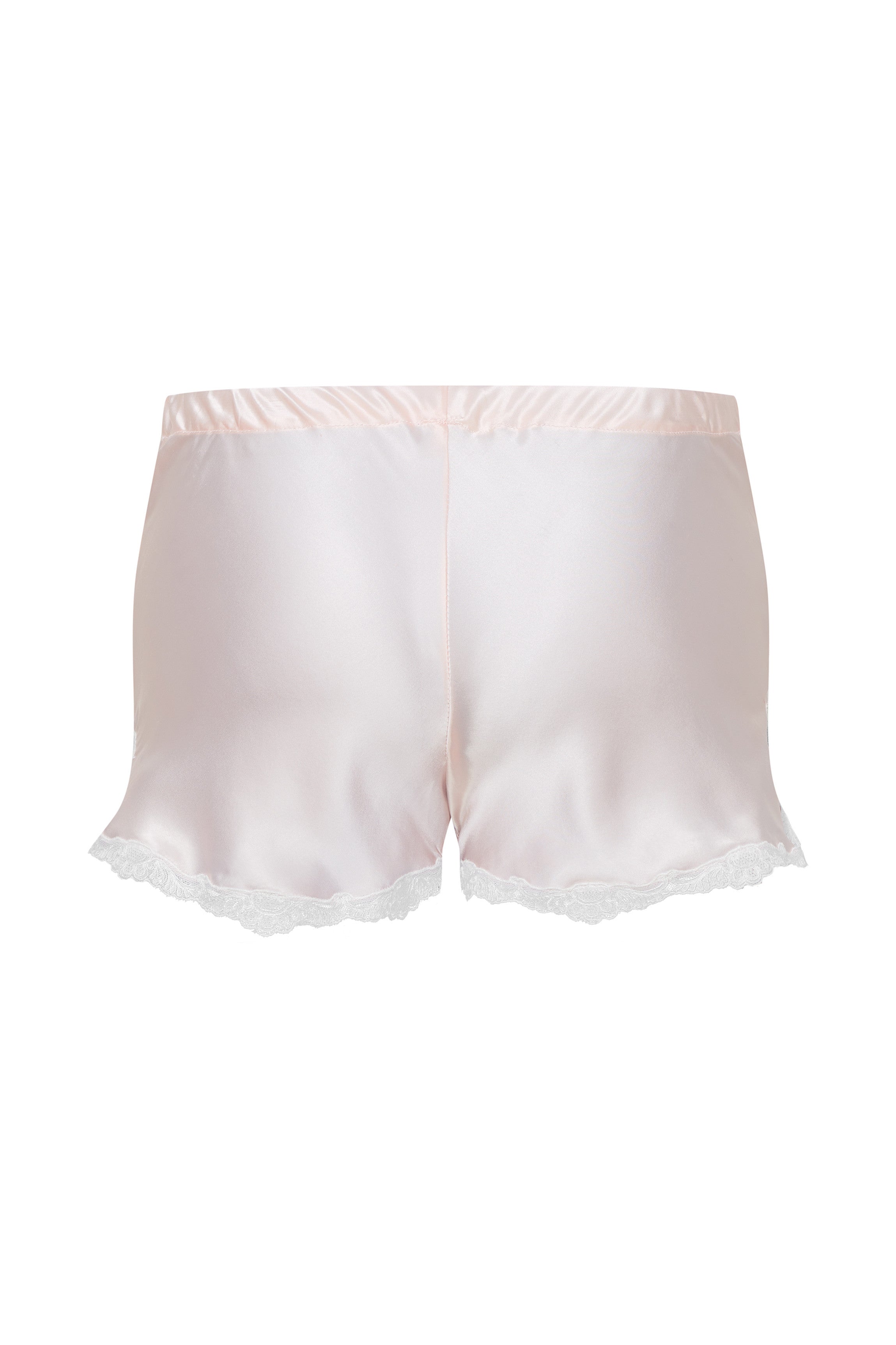 Ensemble soie rose nacré
