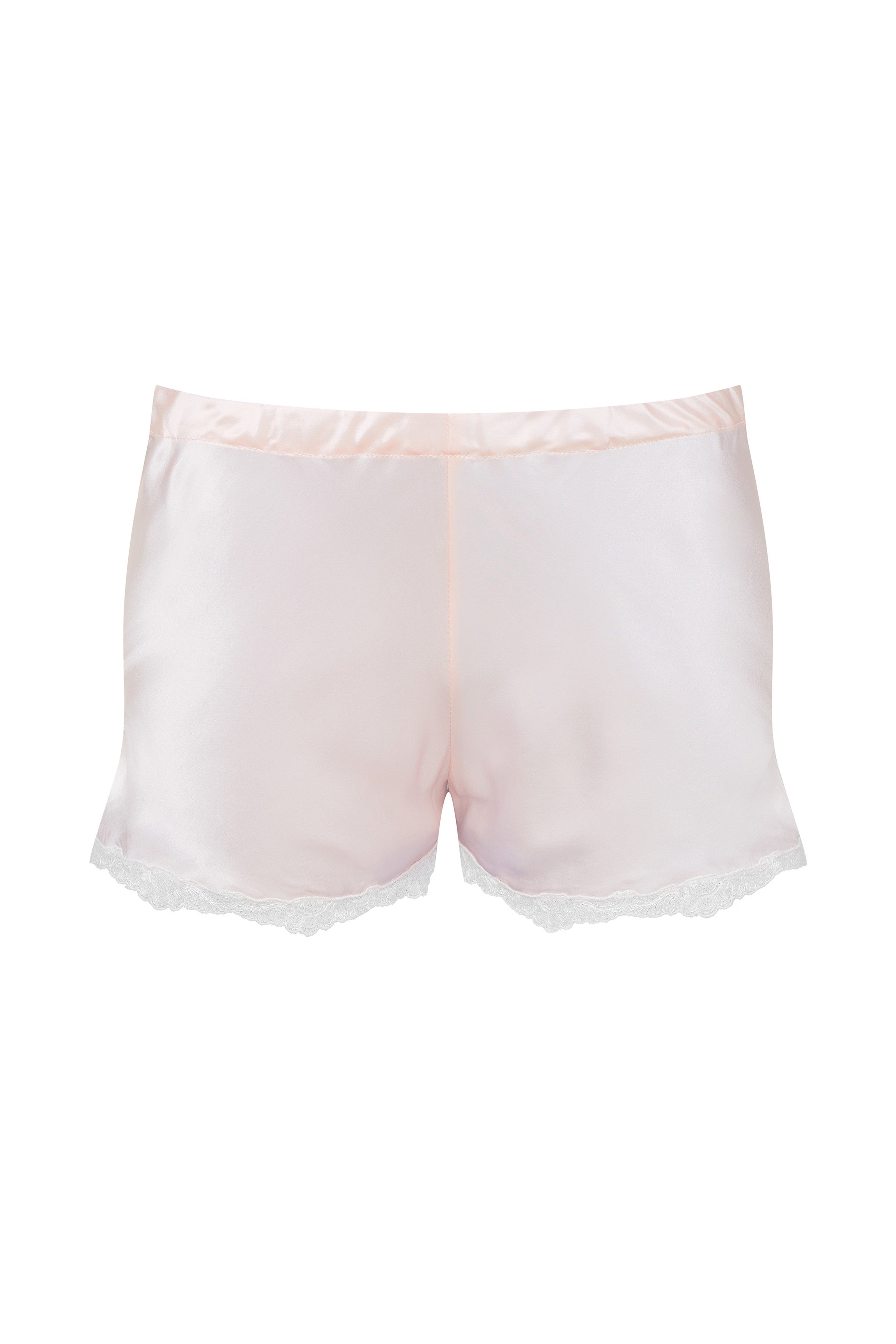 Ensemble soie rose nacré