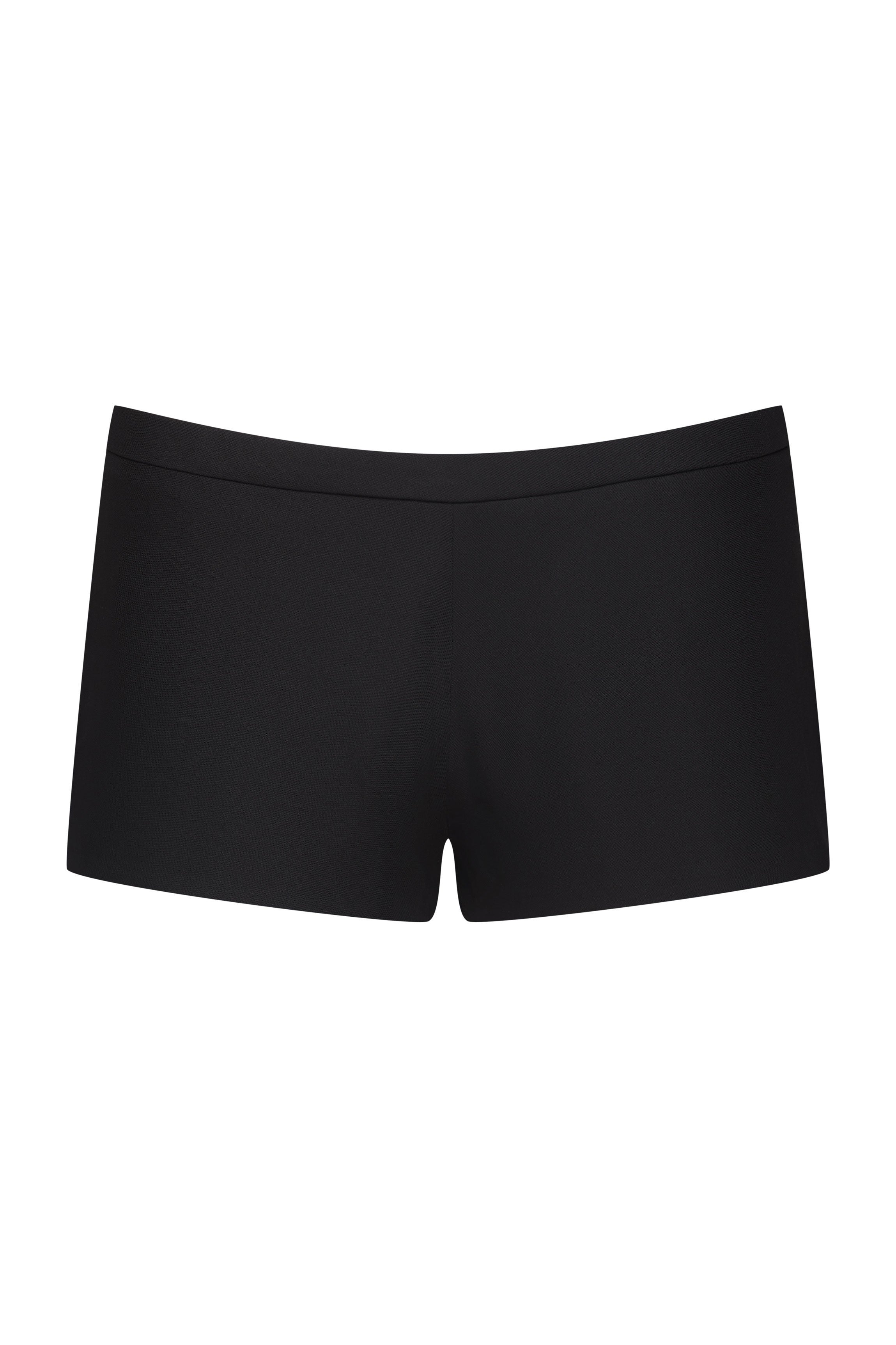 BLACK ready-to-wear shorts
