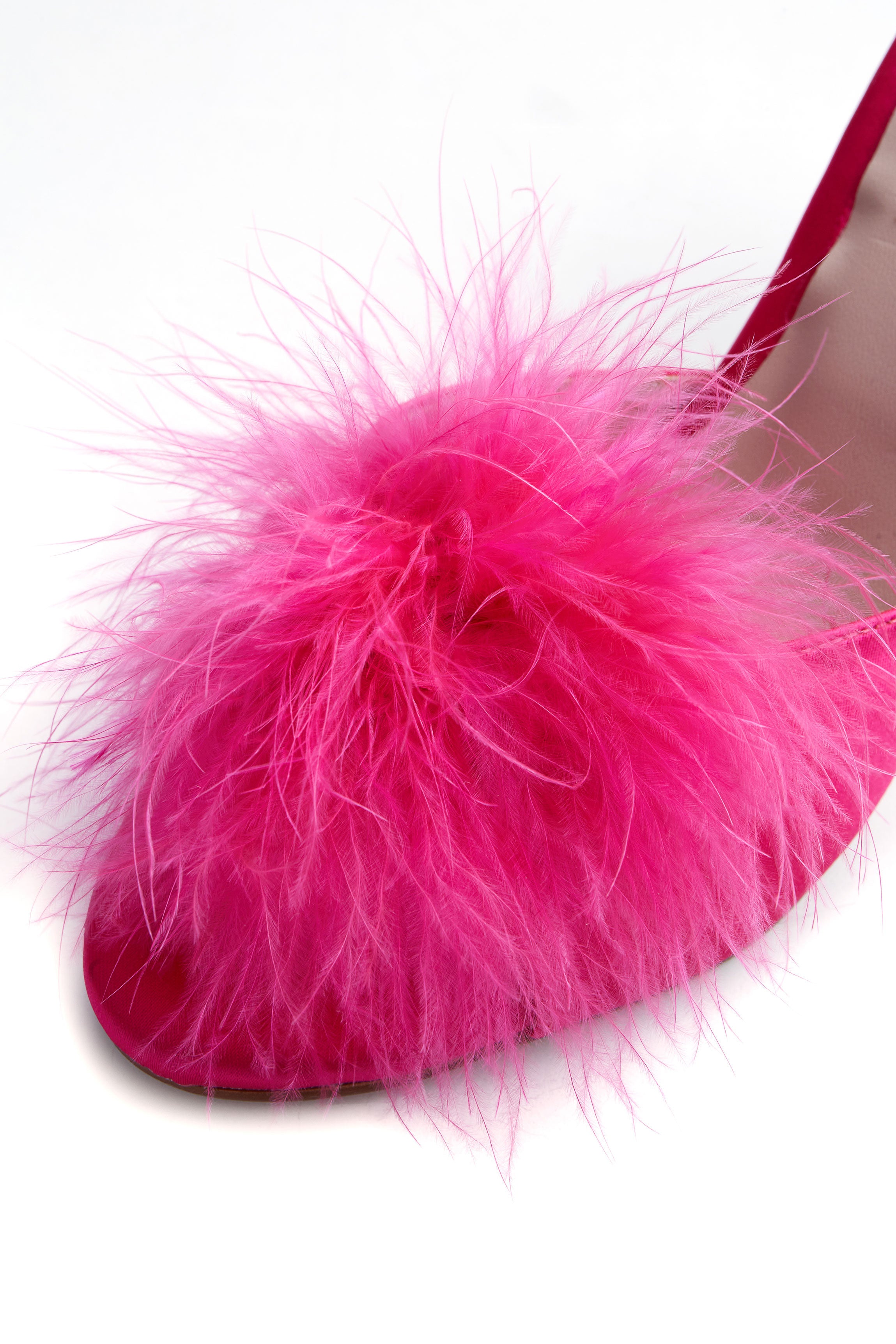 Paires de mules fushia