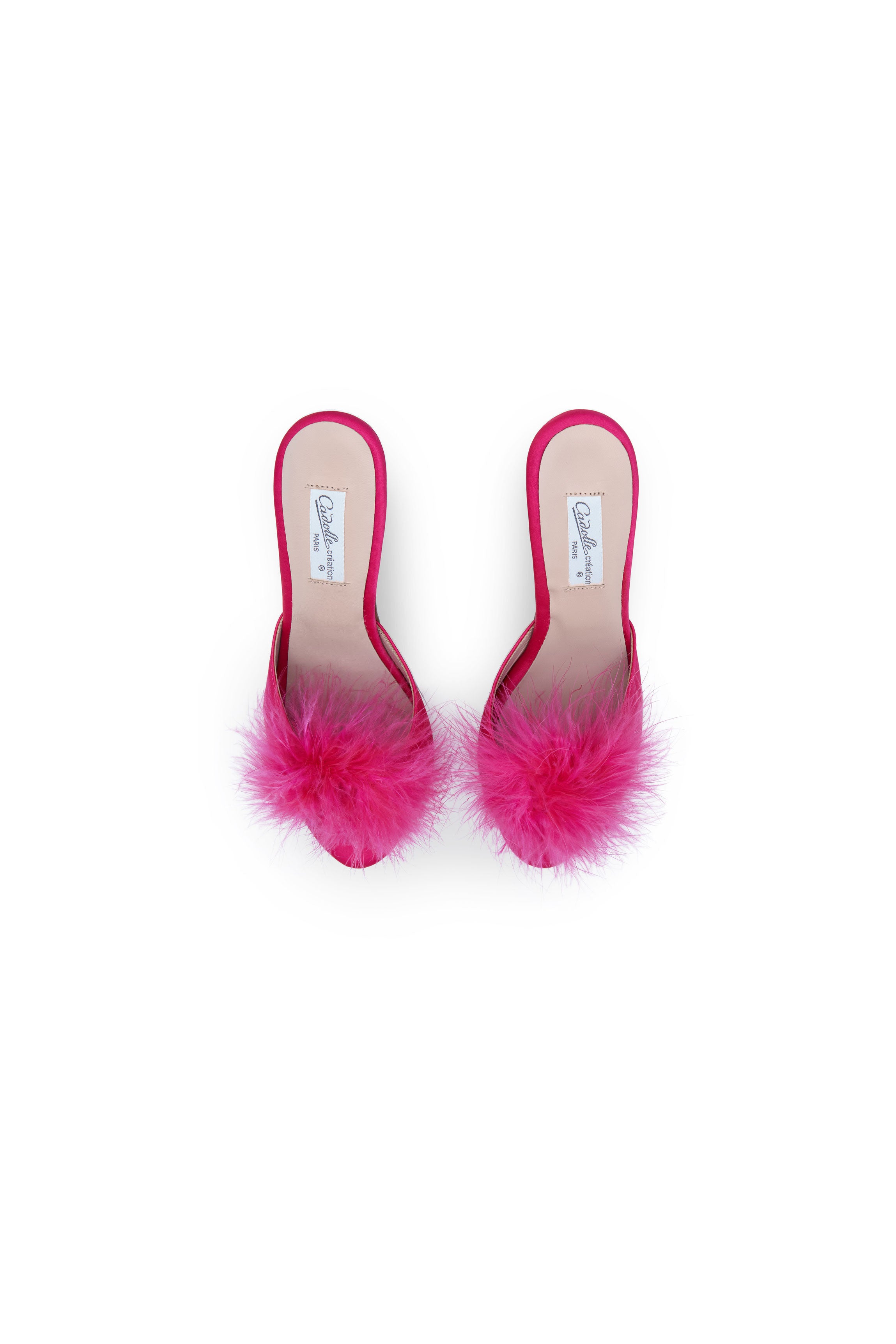 Paires de mules fushia