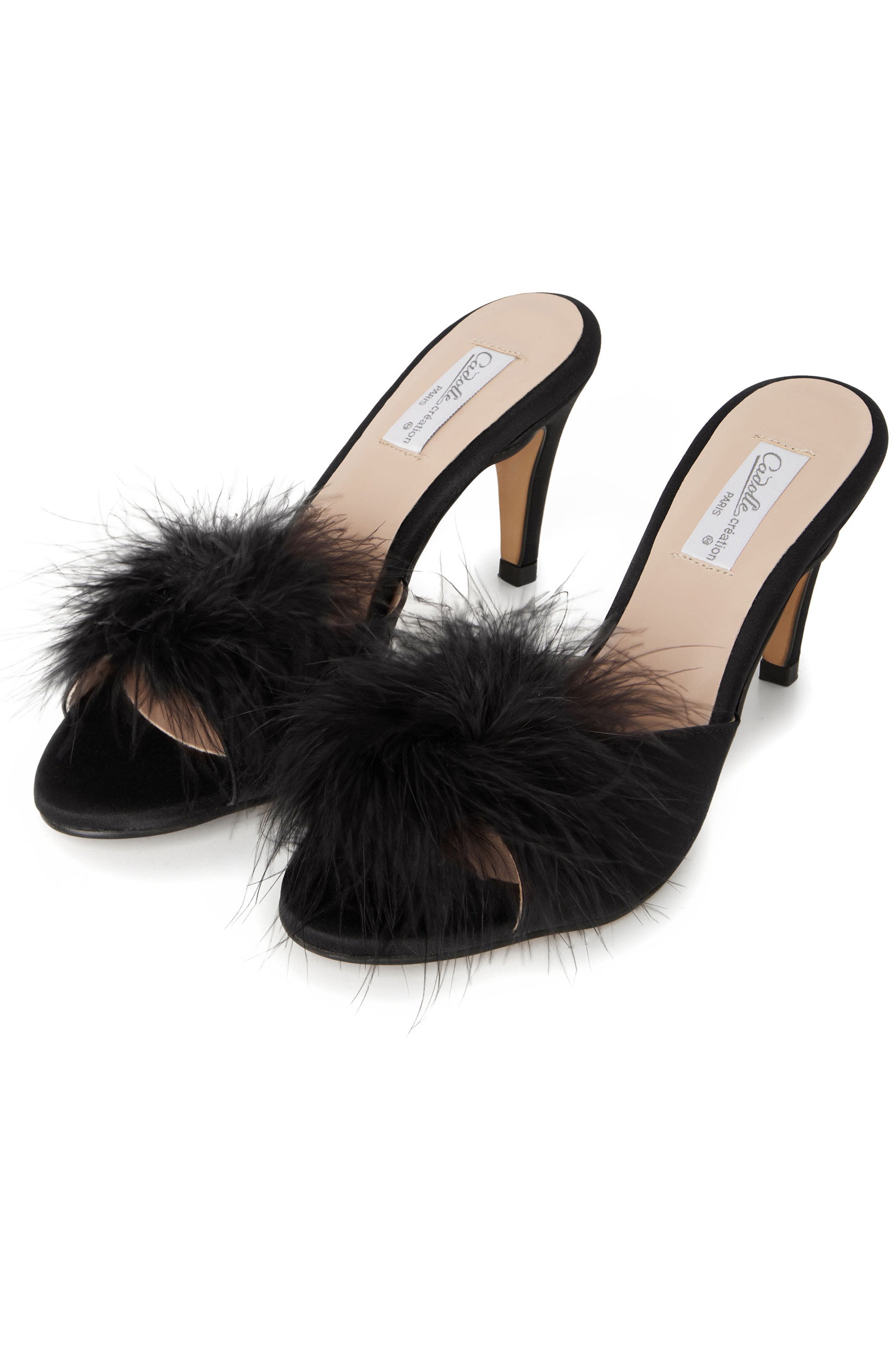 Paire de mules noires