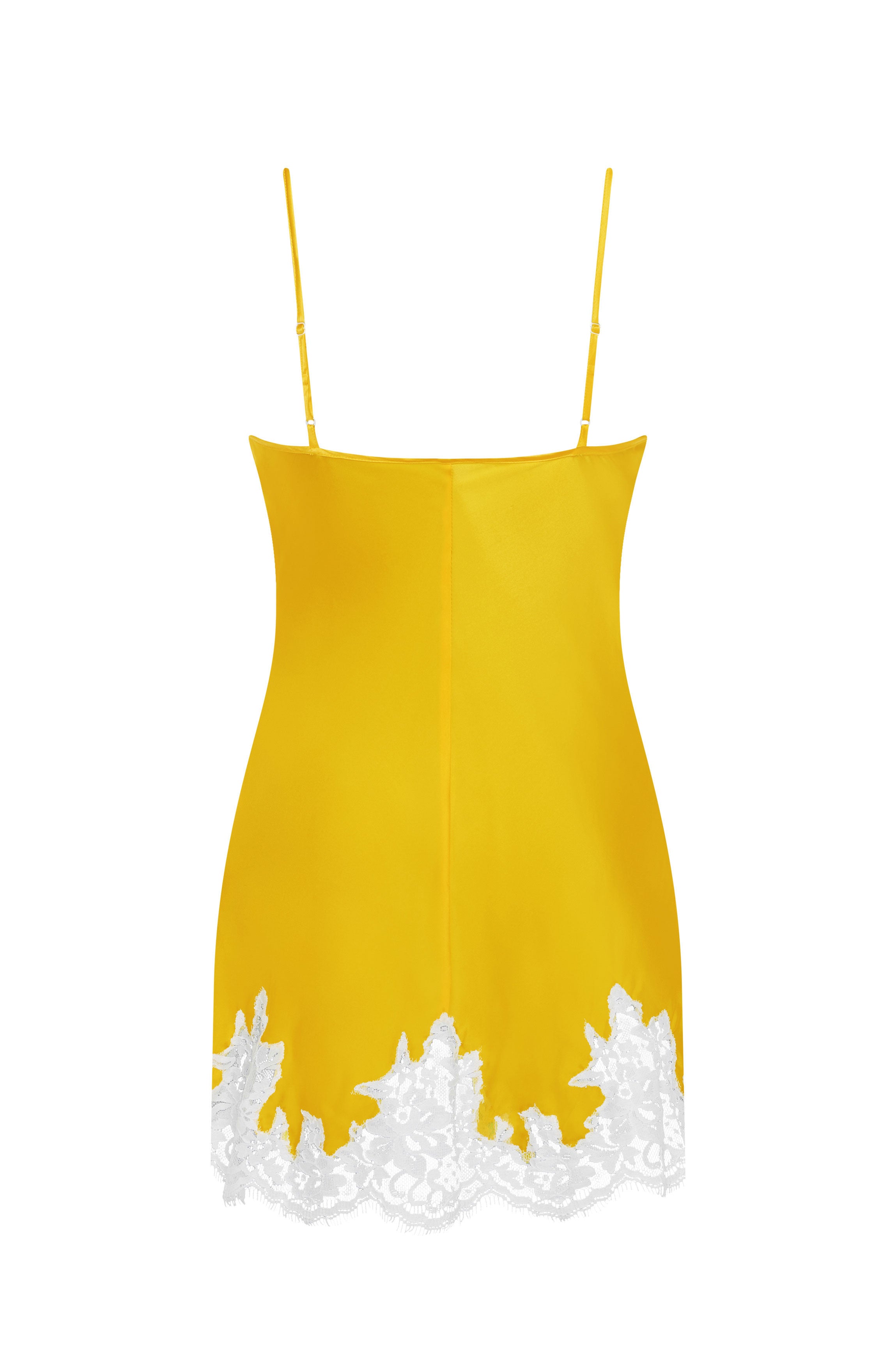 Nuisette soie jaune