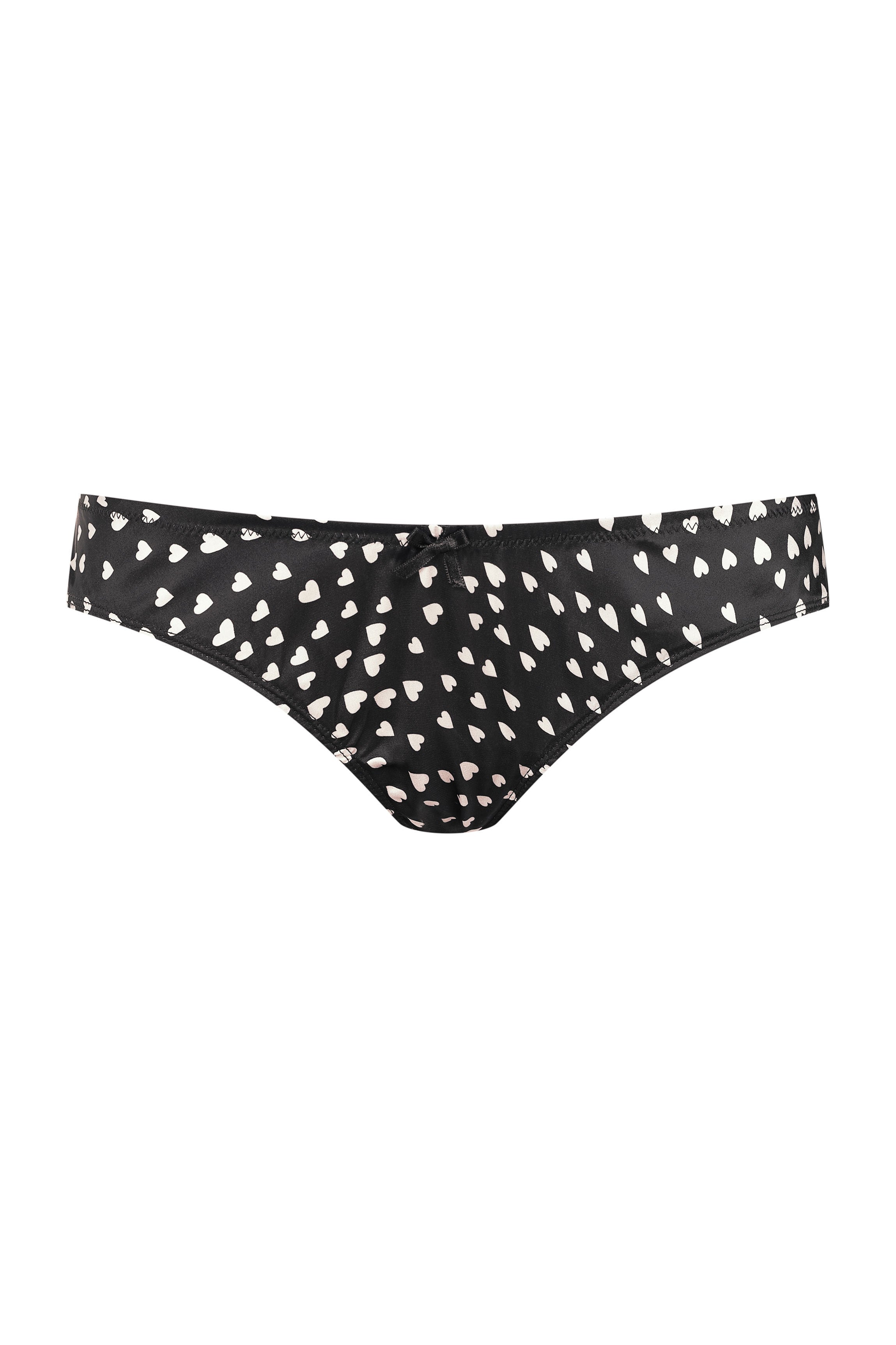 Tanga satin petit coeur