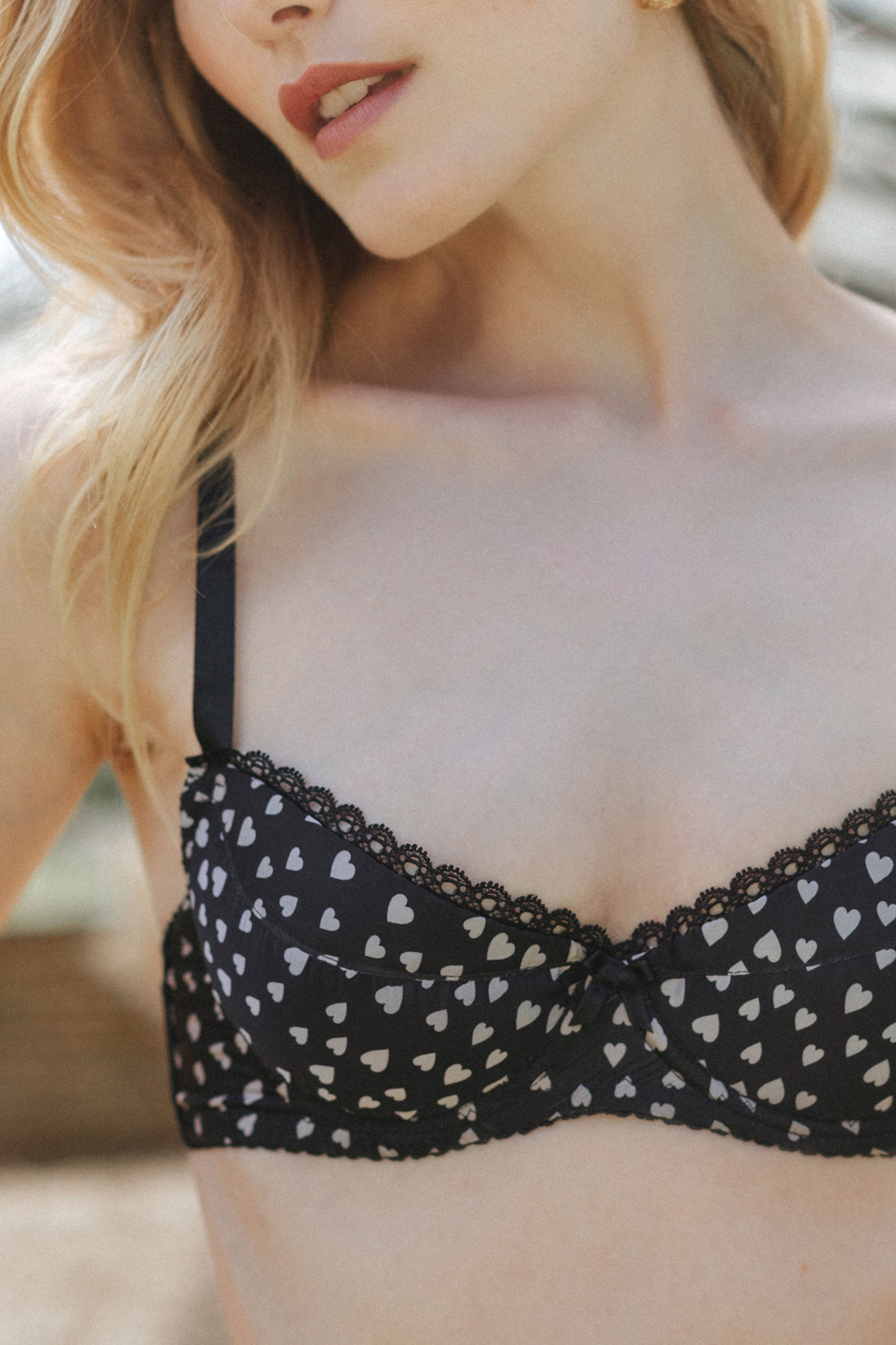 Soutien-gorge Couture satin coeur LILI