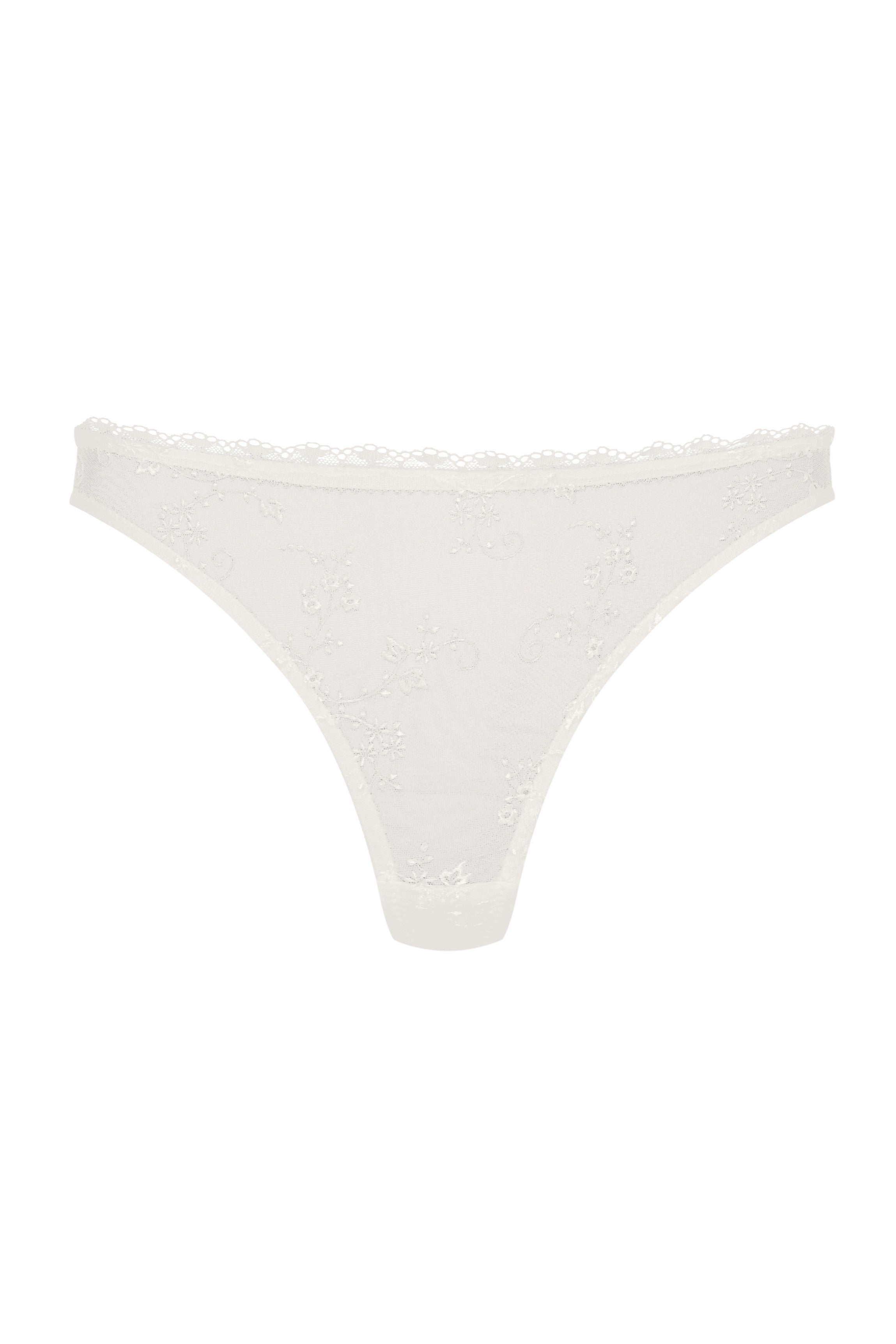 String CATHY fleurette blanc
