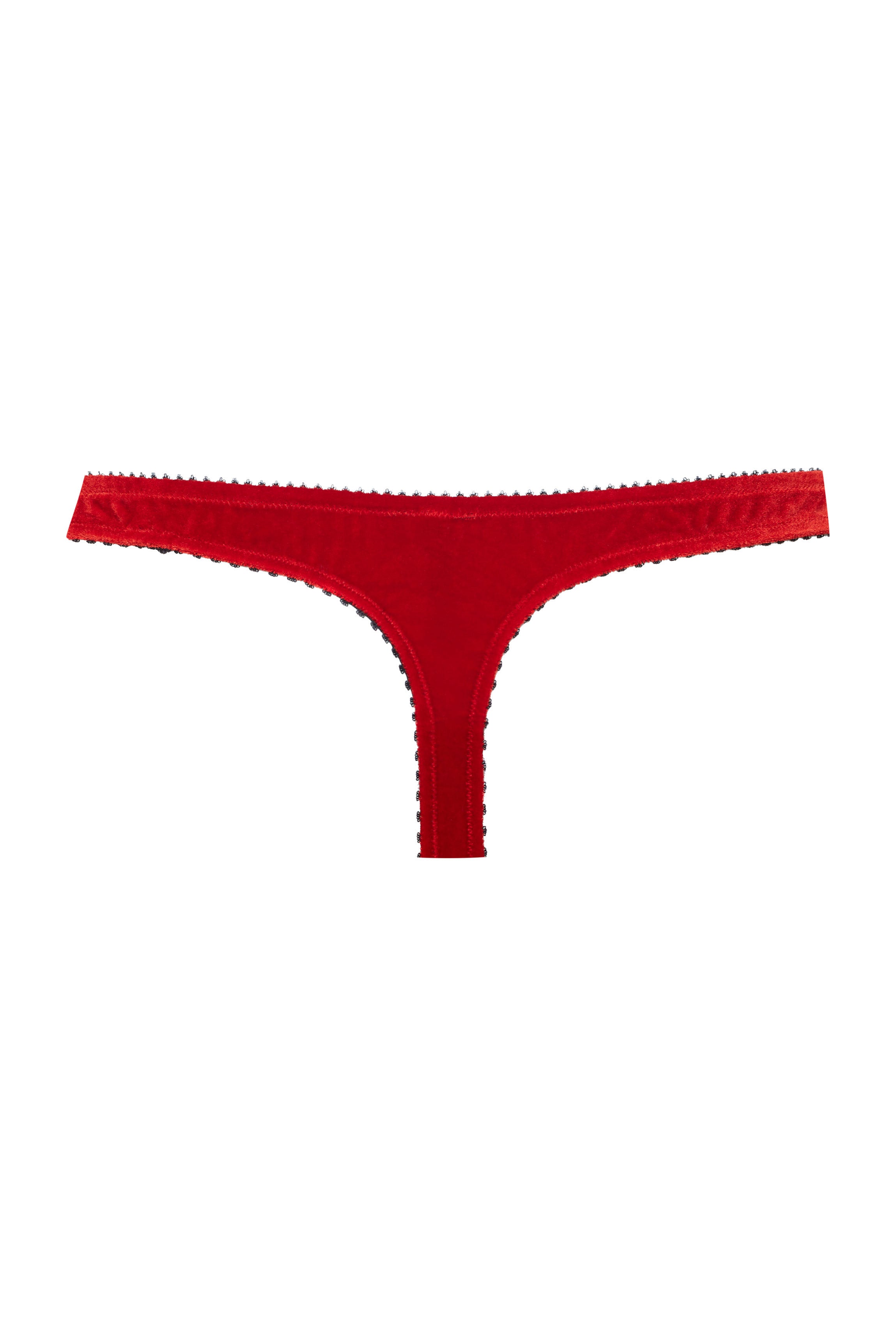 String CATHY velours rouge