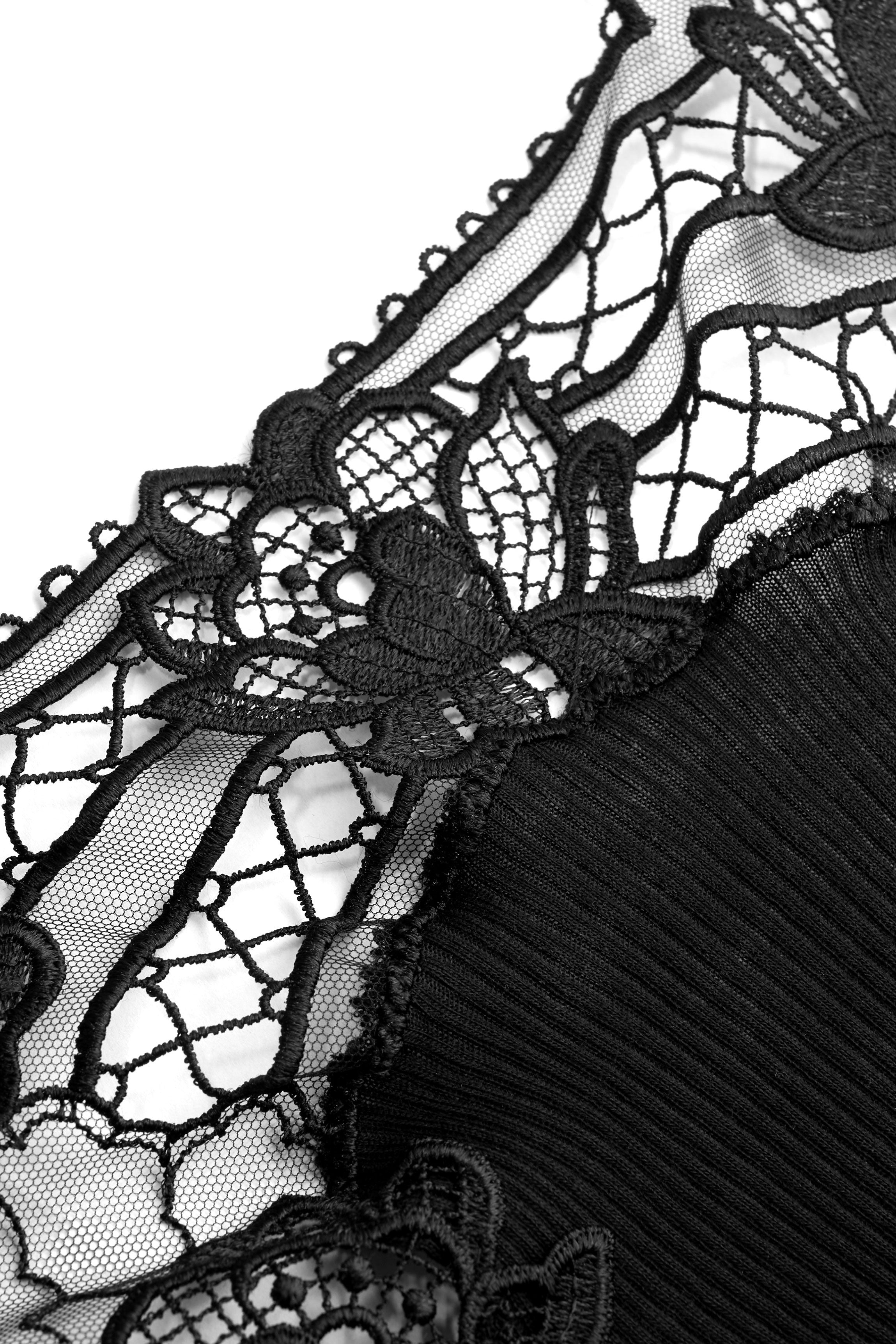 TOP LAINE & SOIE noir