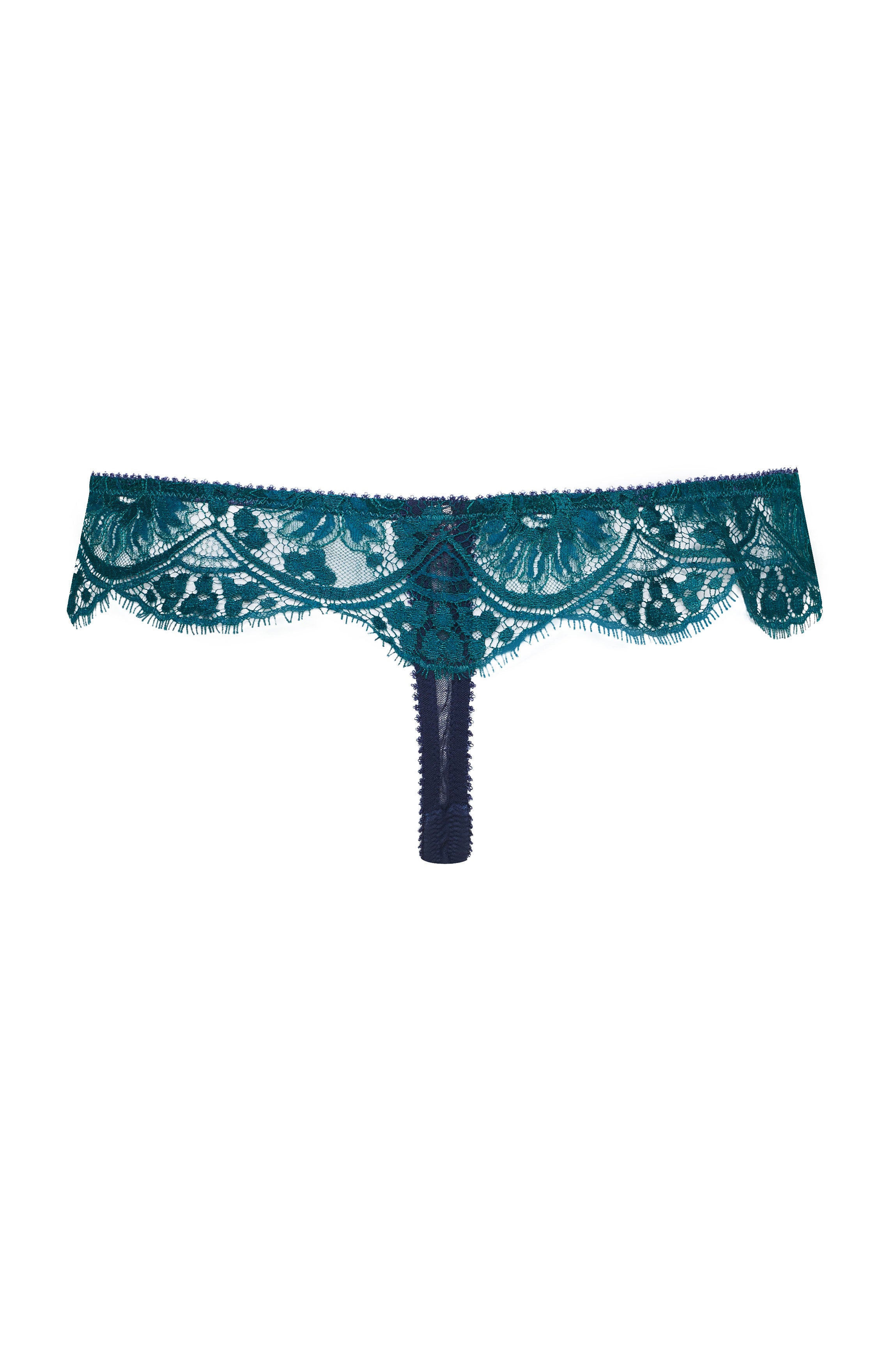 String ANIA dentelle émeraude