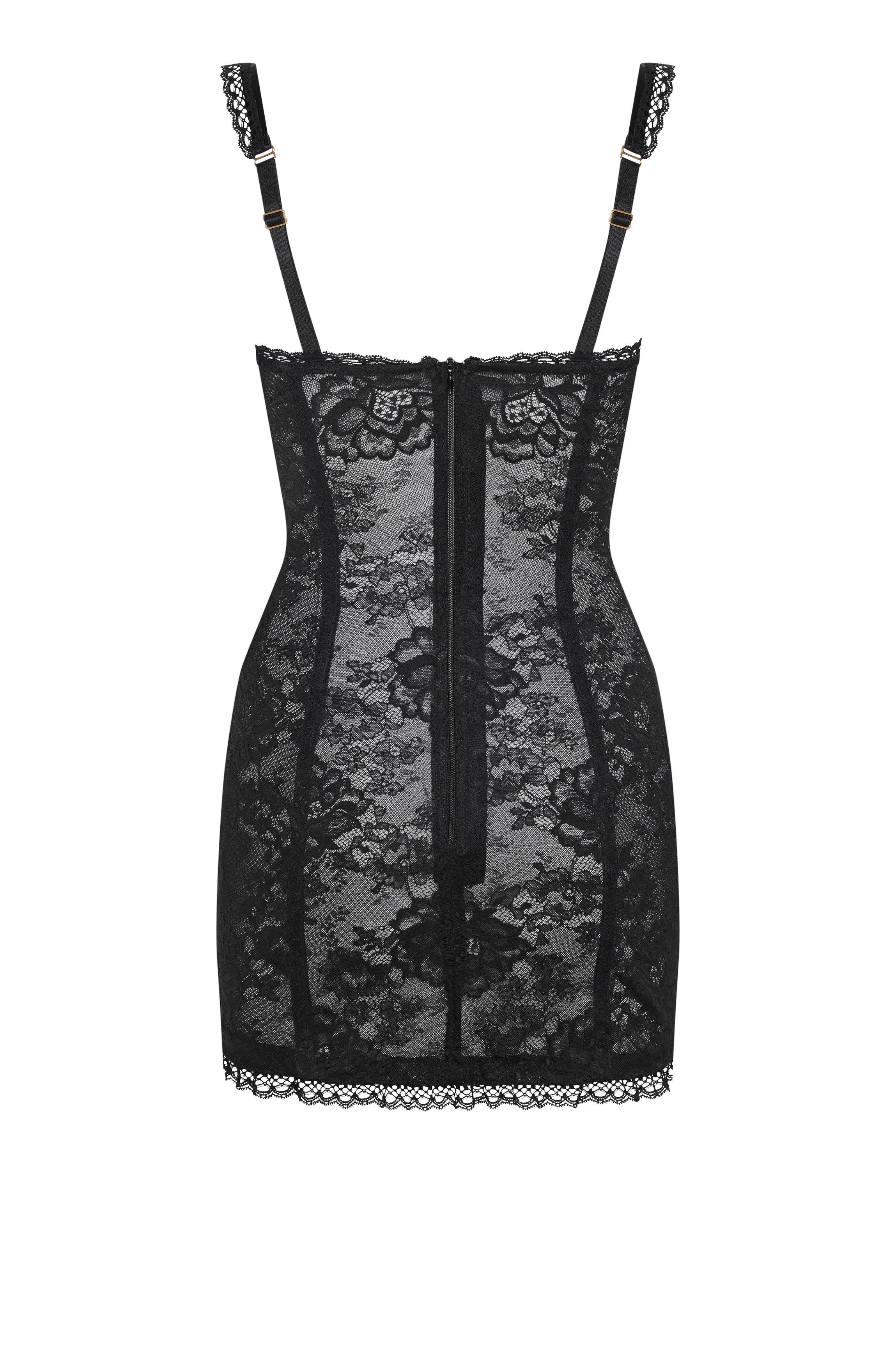 ROBE corset dentelle noire