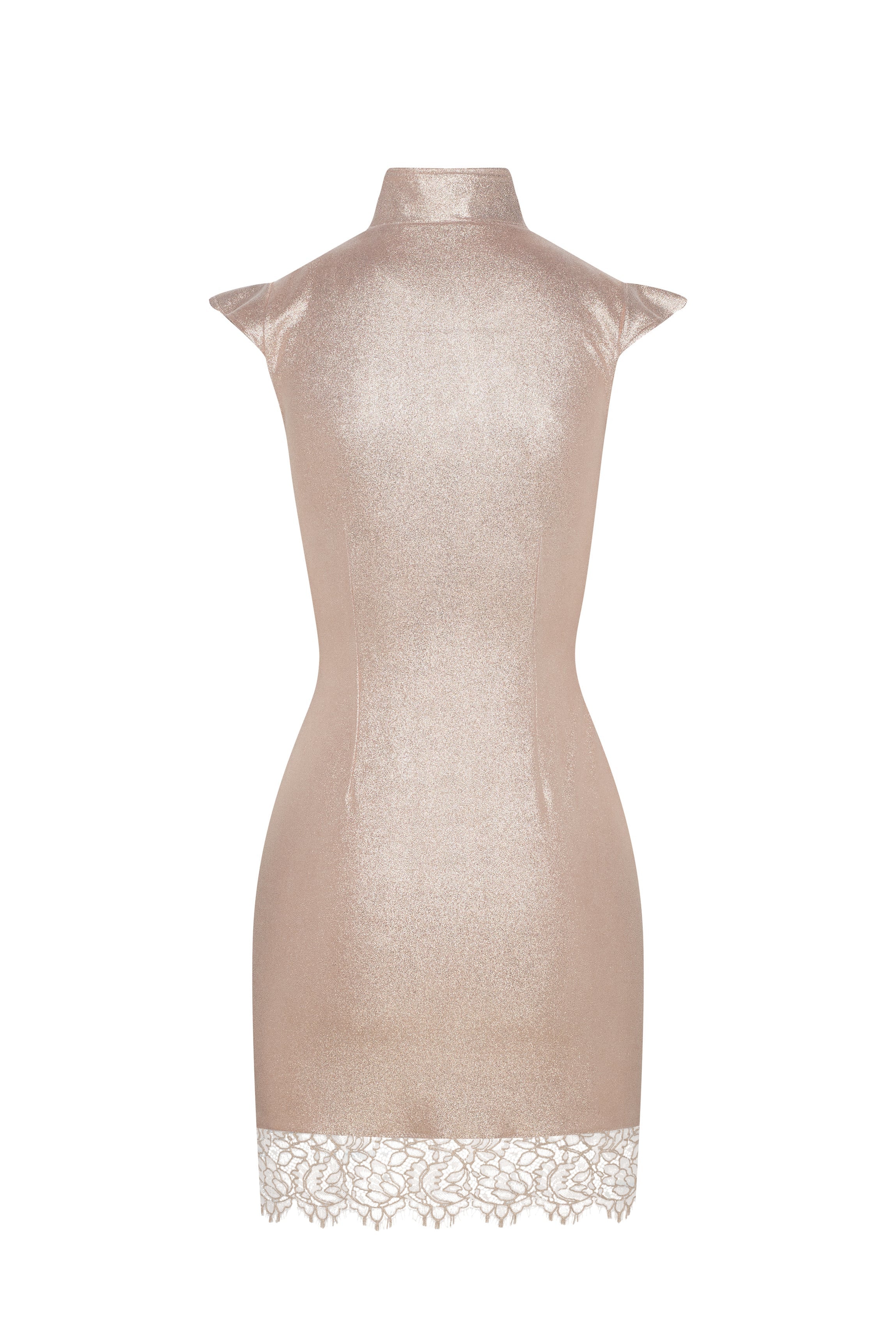 Robe rose lamée MELI