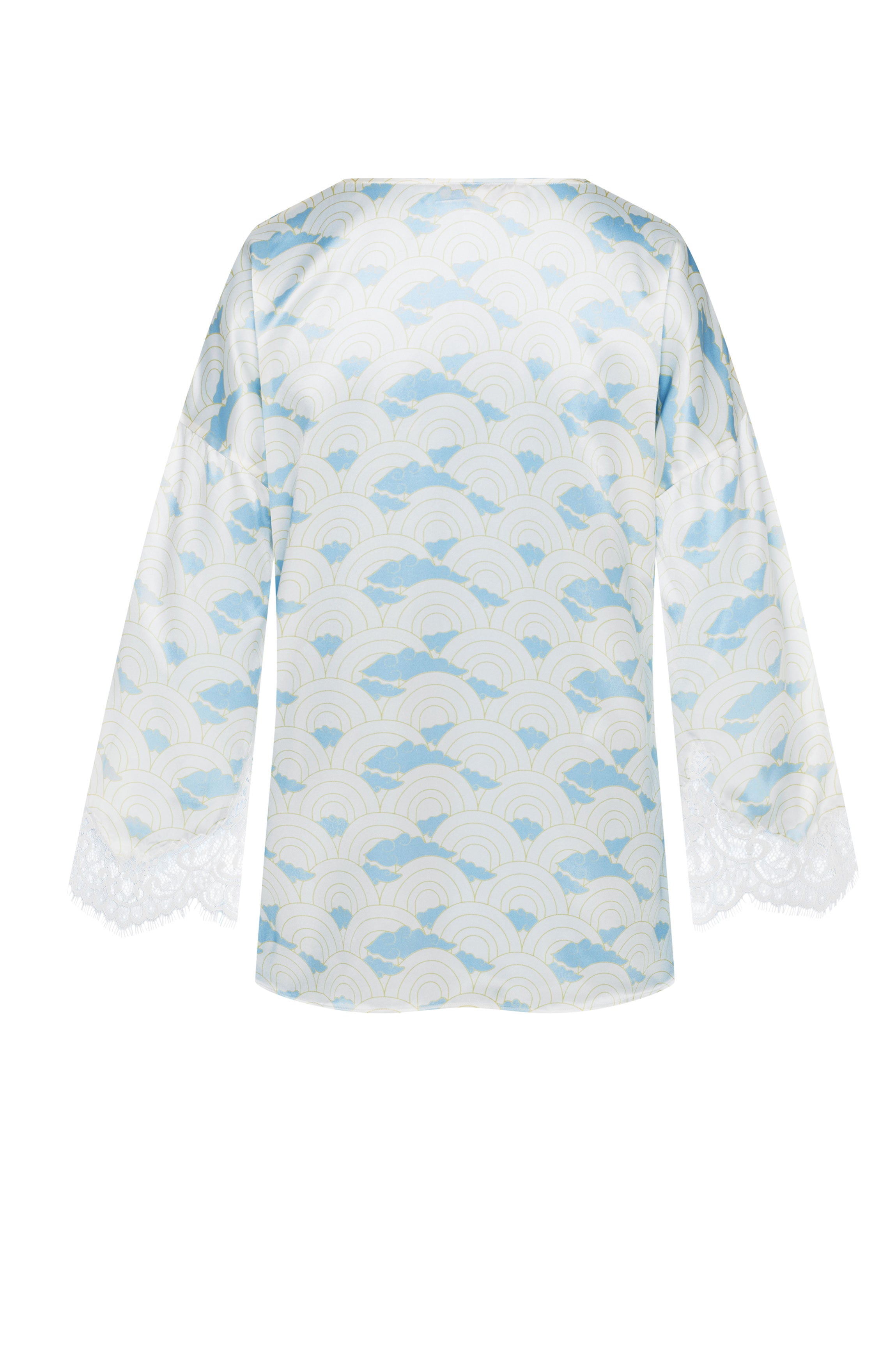 Blouse en soie Art Deco