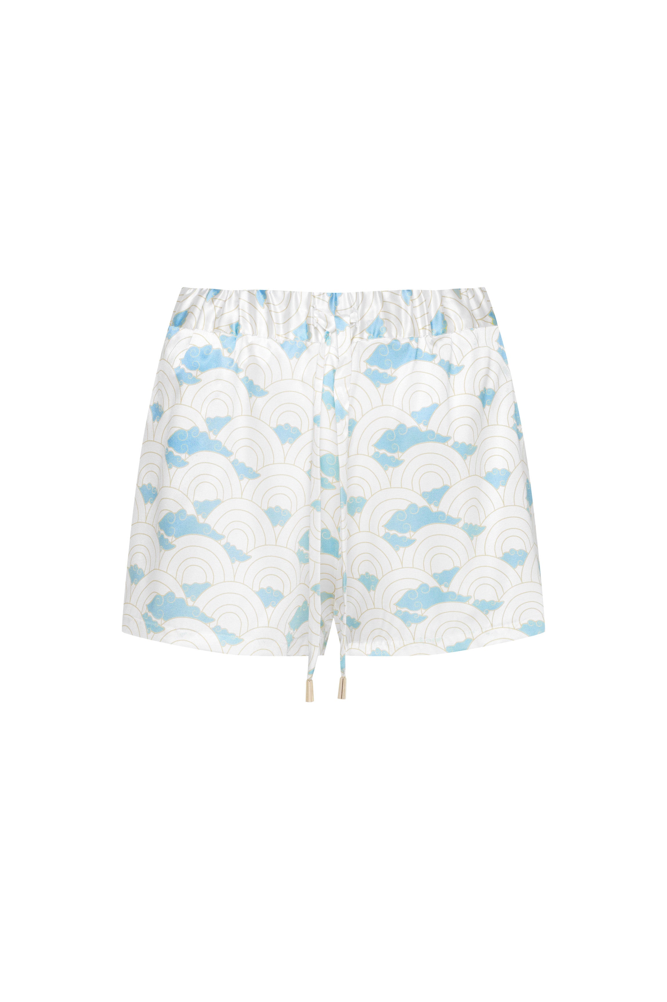 Short en soie Art Deco