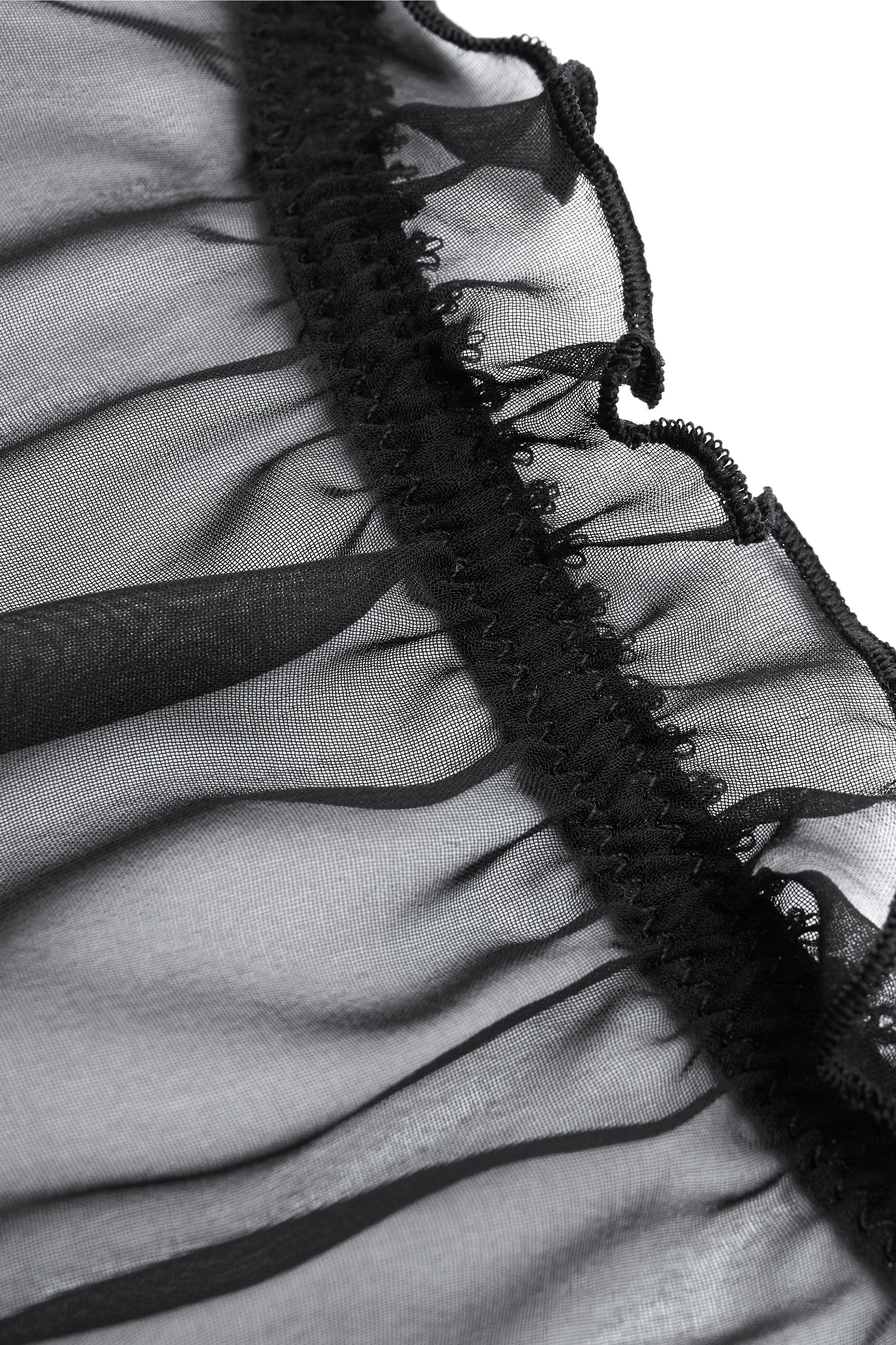 String mousseline noire CATHY