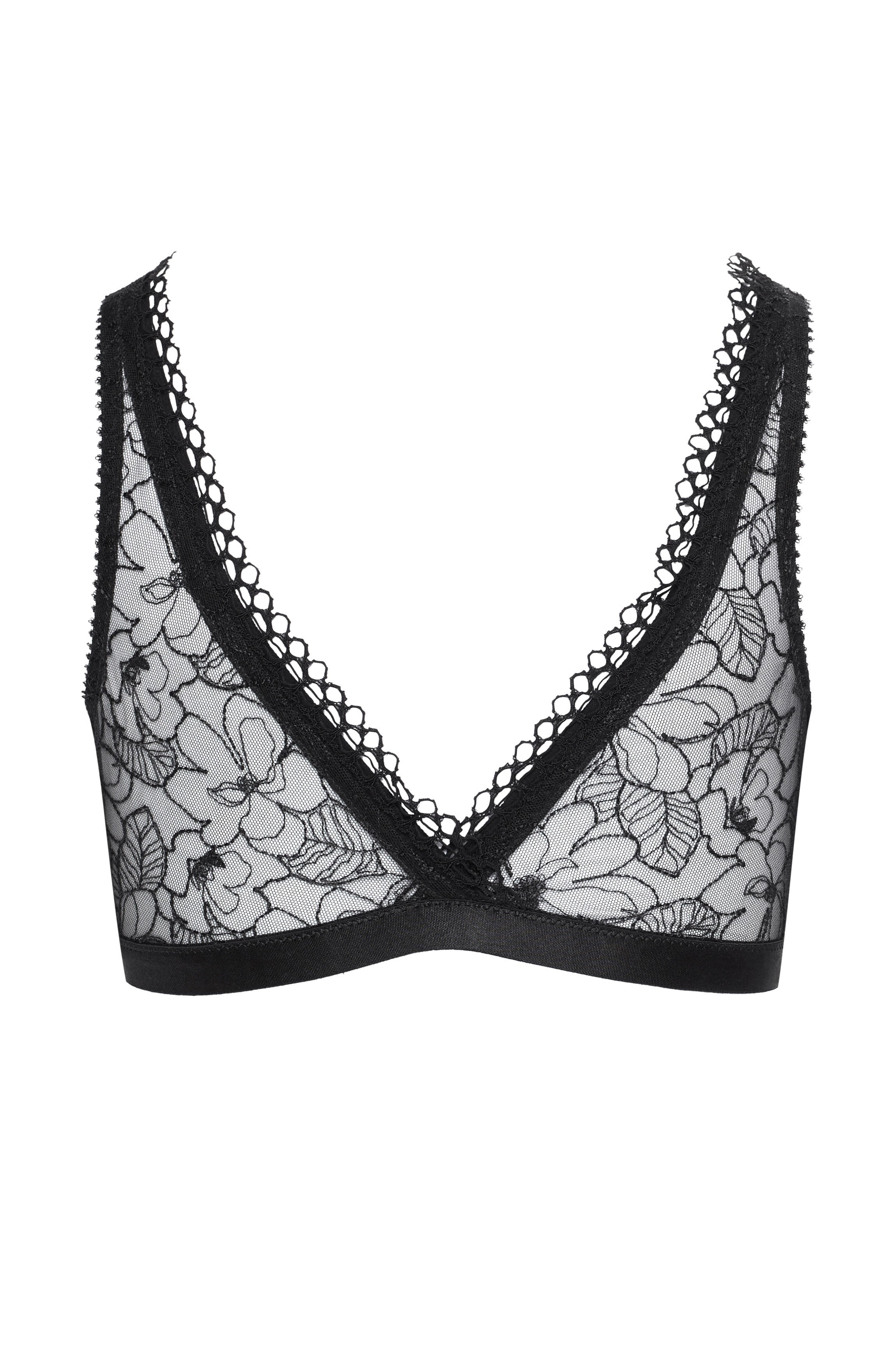 Soutien-gorge ouverture devant Finesse noir CLIP