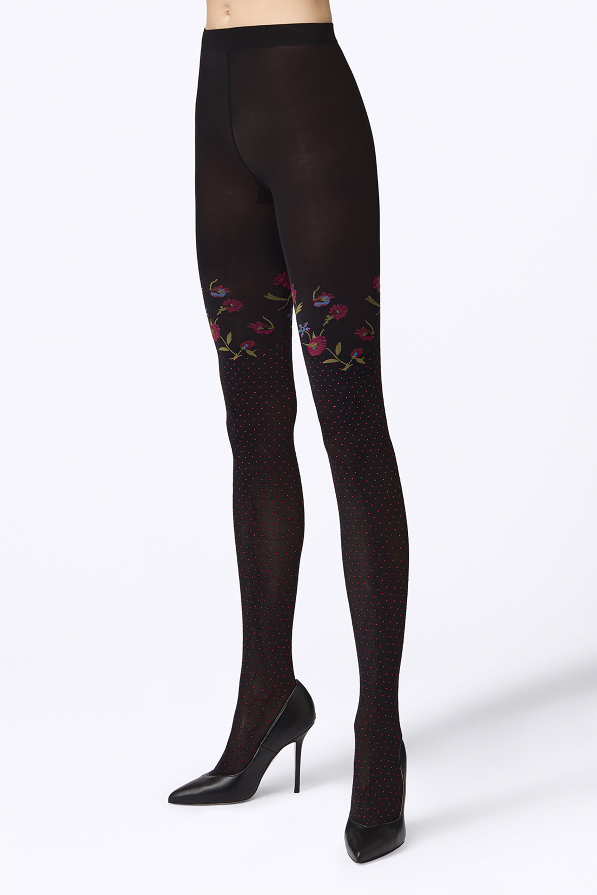 Collants effet jarretières