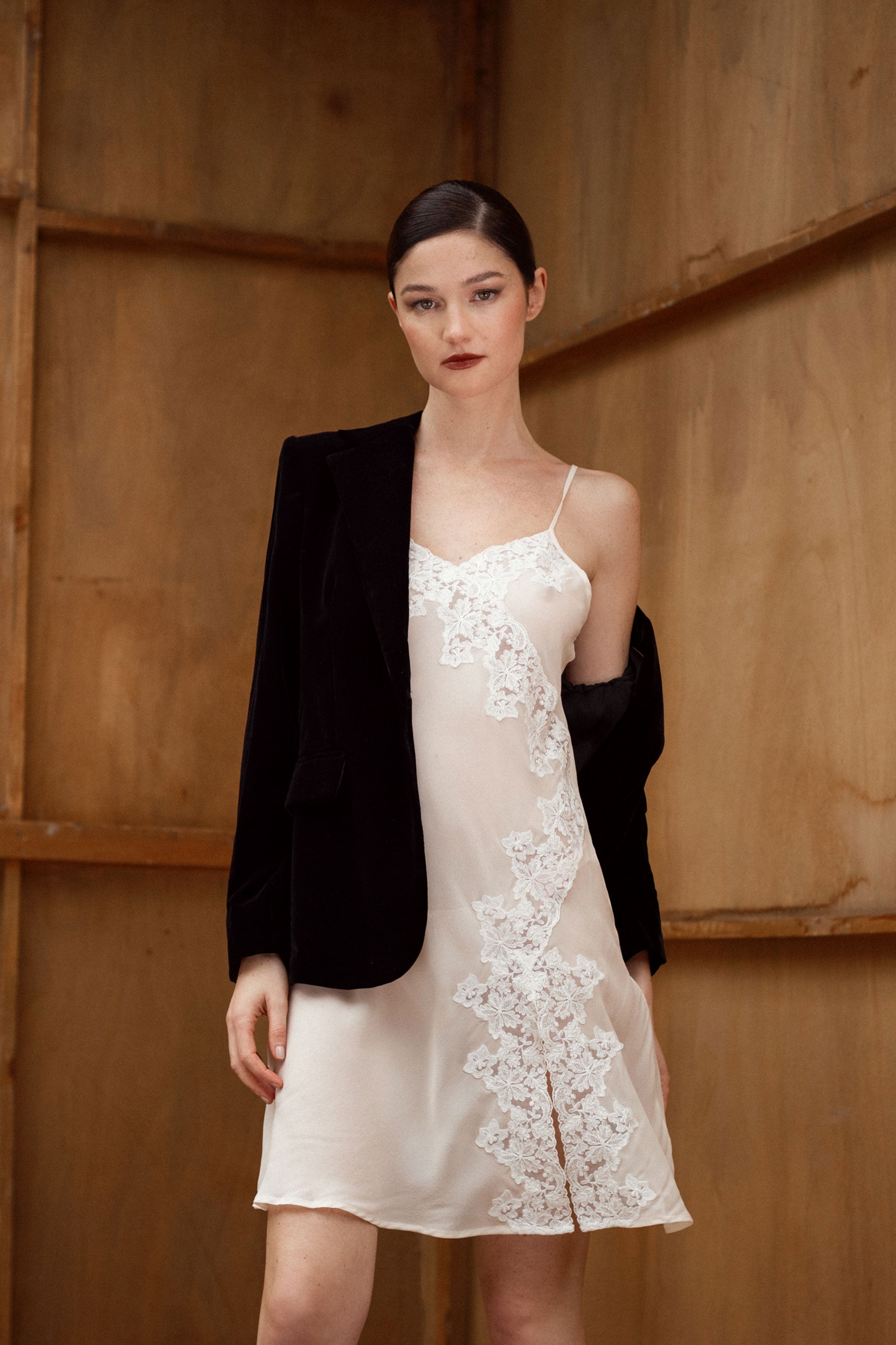 Nuisette soie crepe de chine