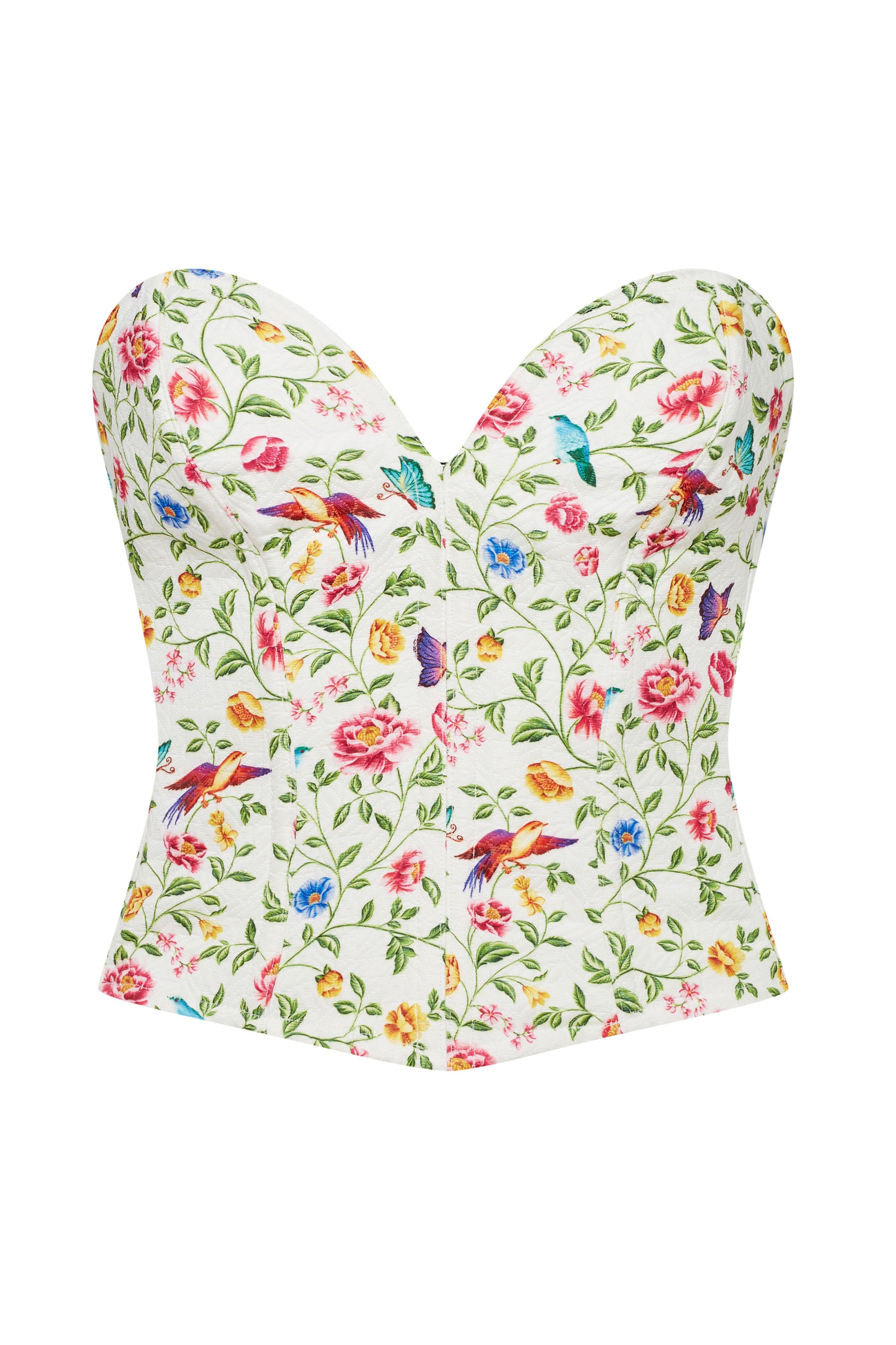 Bustier blanc coton ALTEA