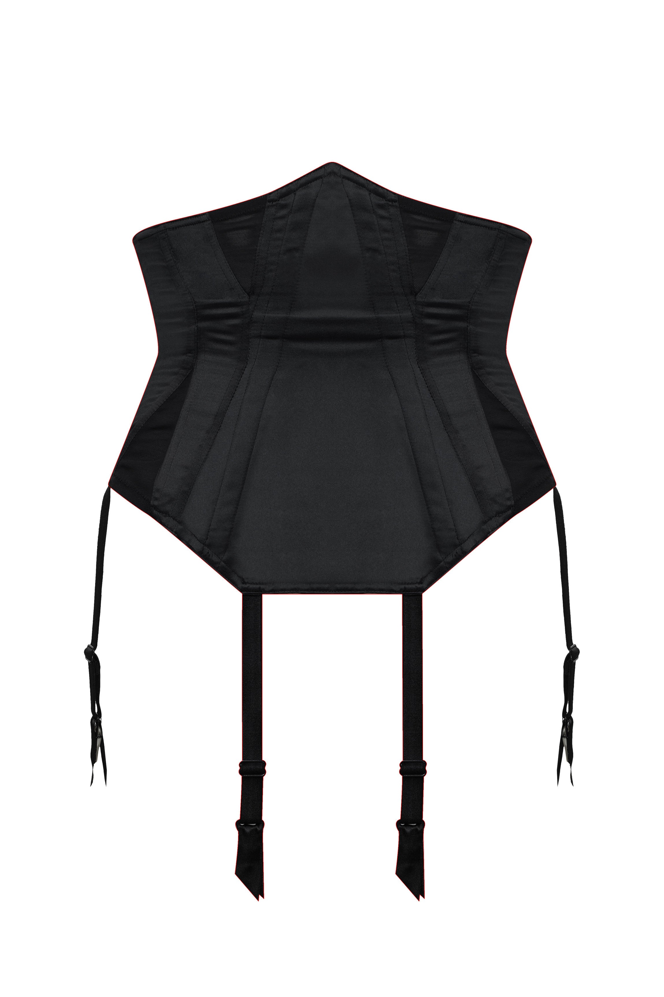 Serre-taille noir satin CRAZY HORSE
