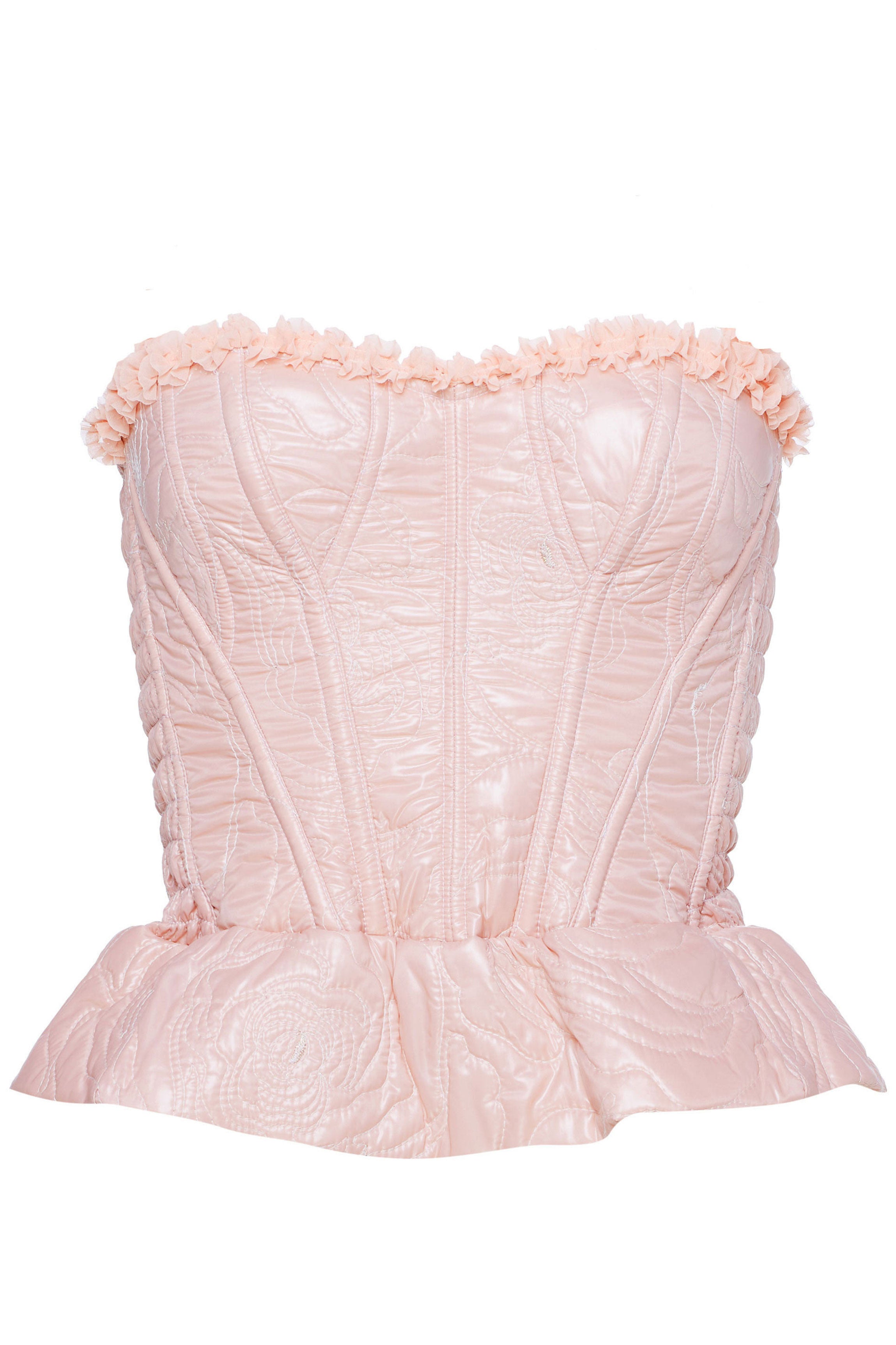 Bustier rose glacé