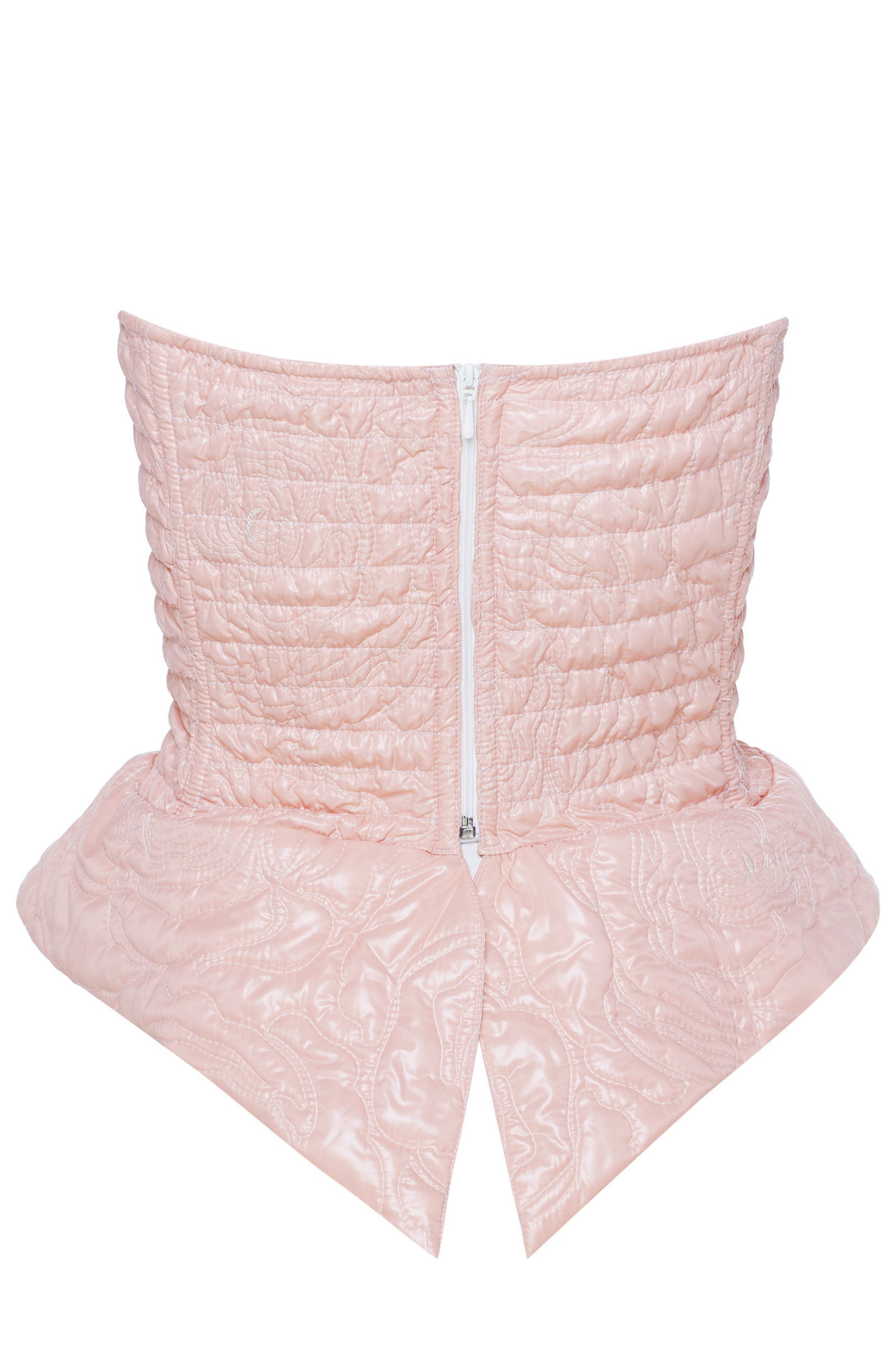 Bustier rose glacé