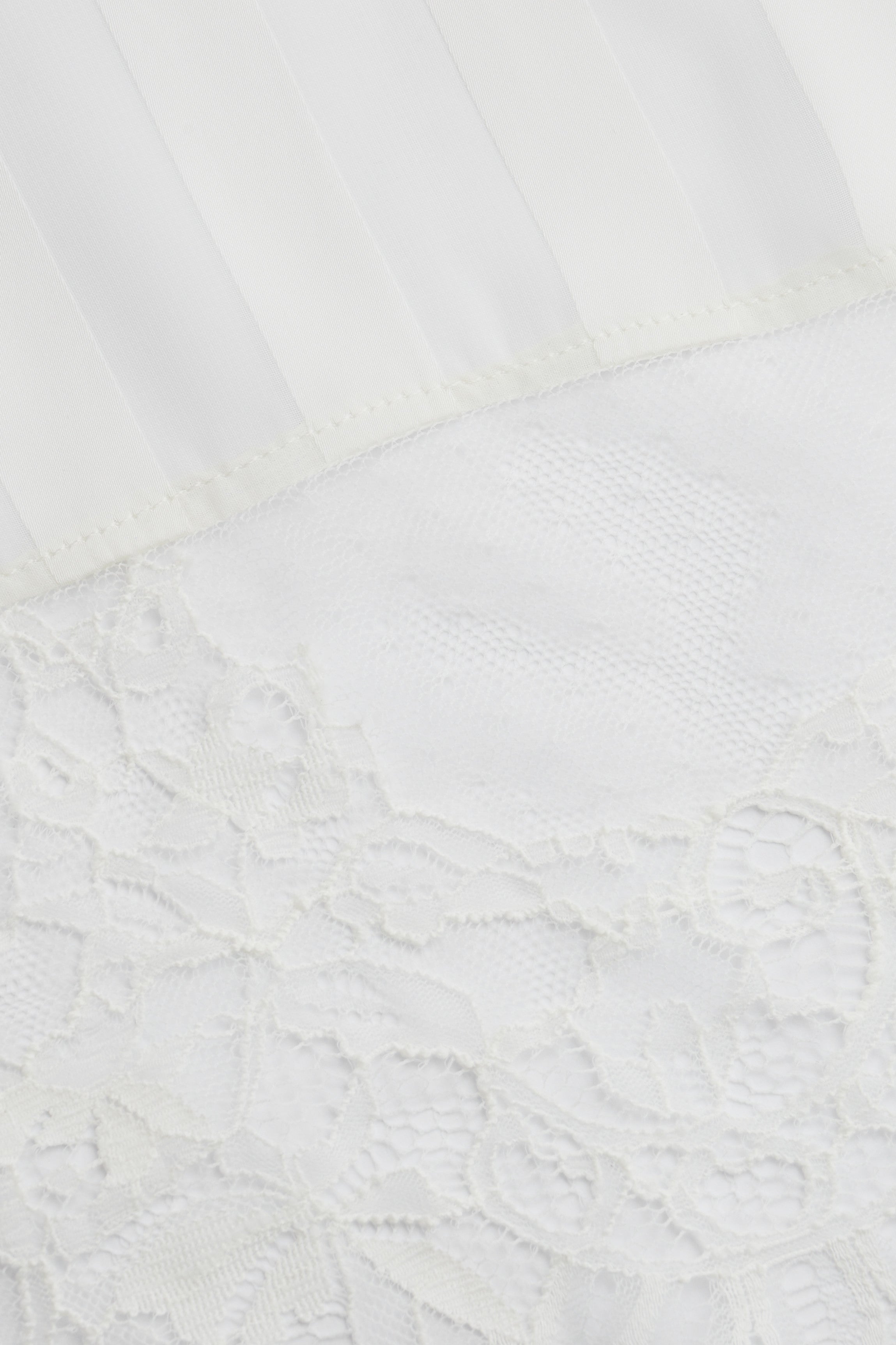 Peignoir mousseline blanc