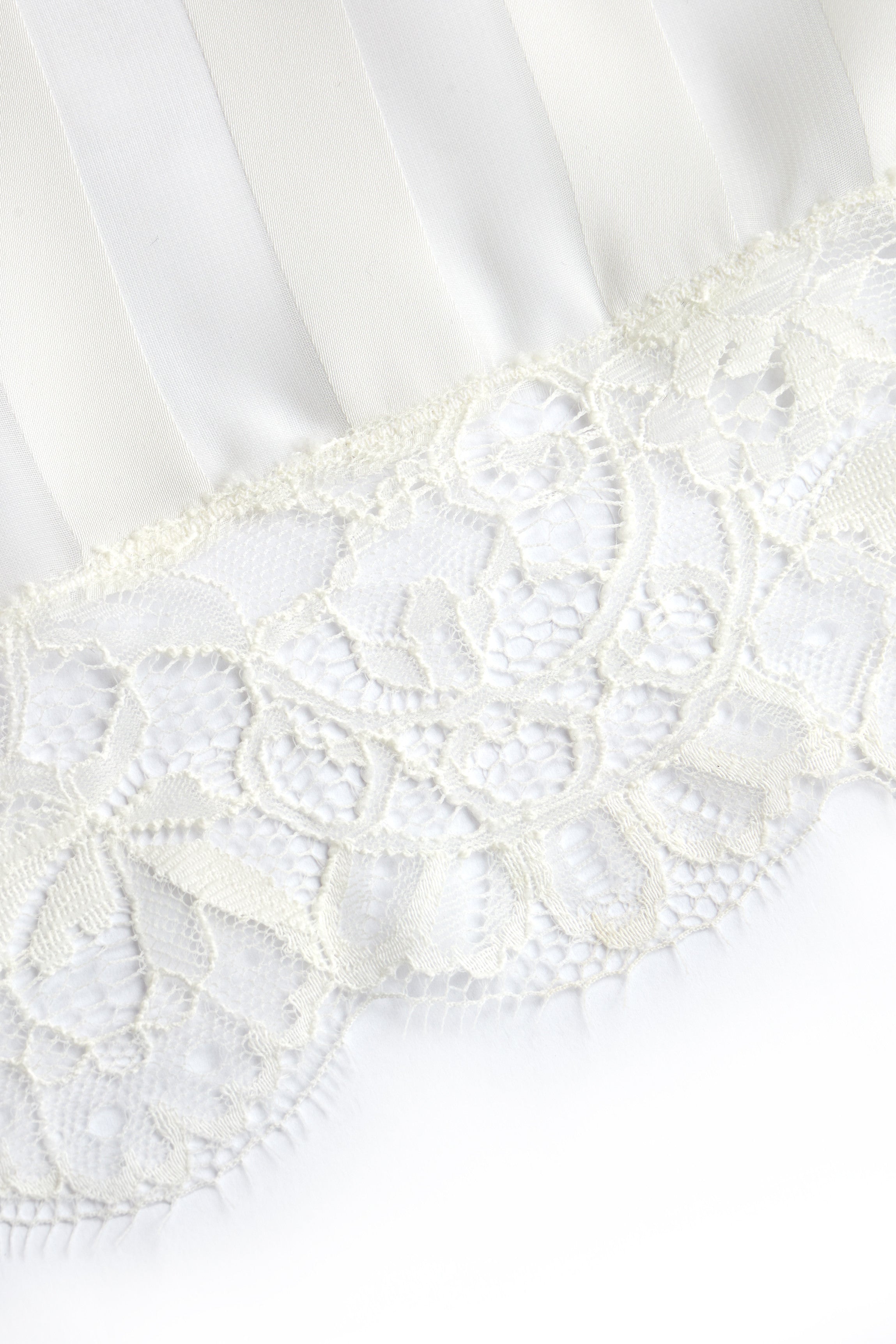 Top & short mousseline blanc