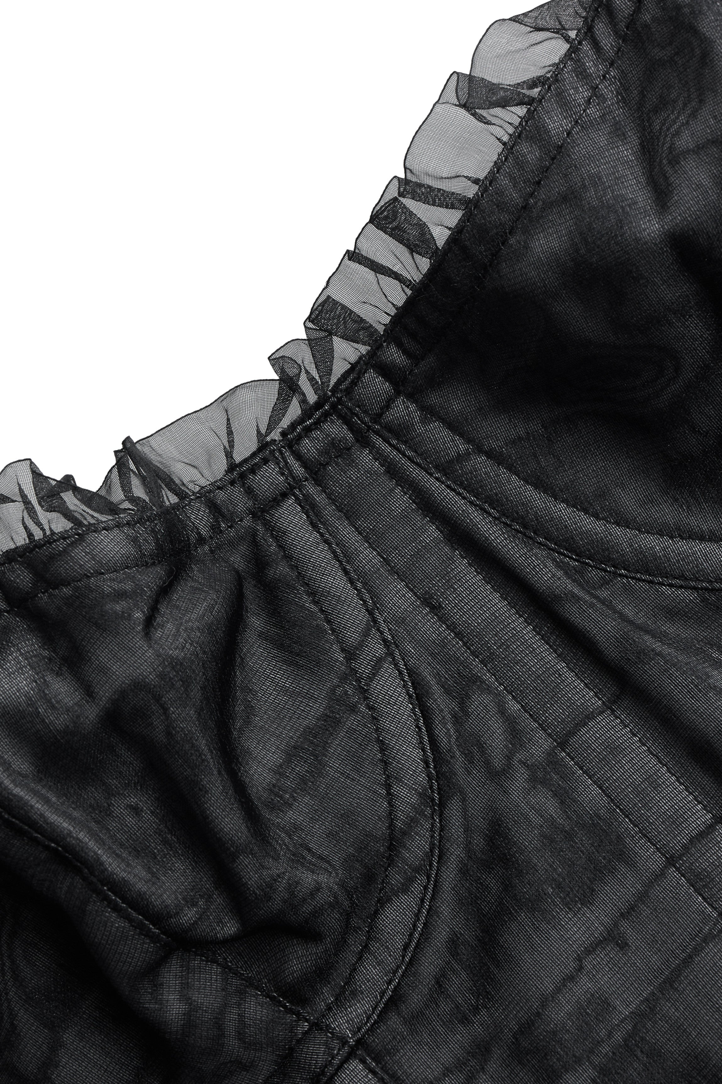 Corset organza noir CLEVES