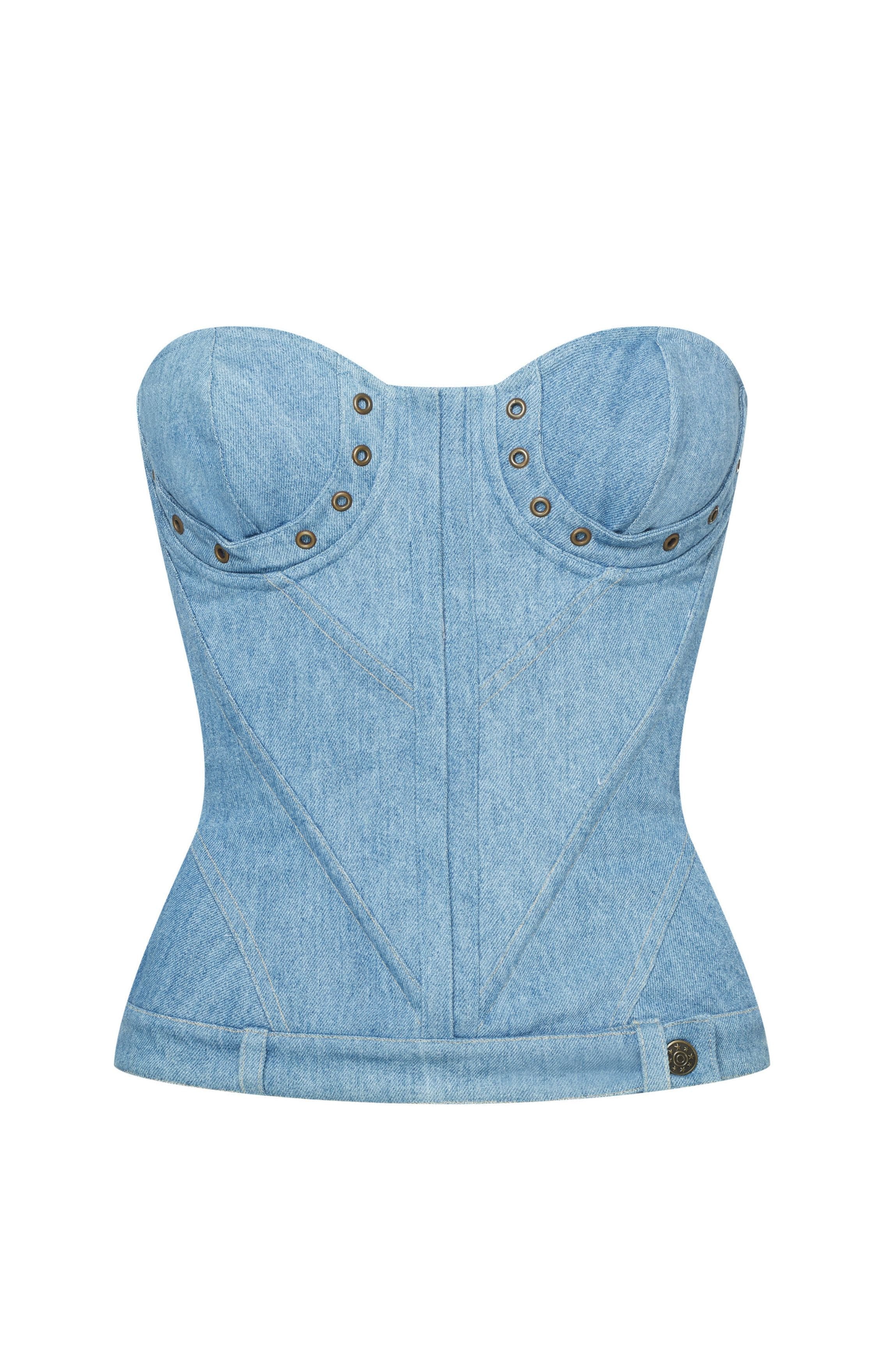 Corset denim bleu ALOE