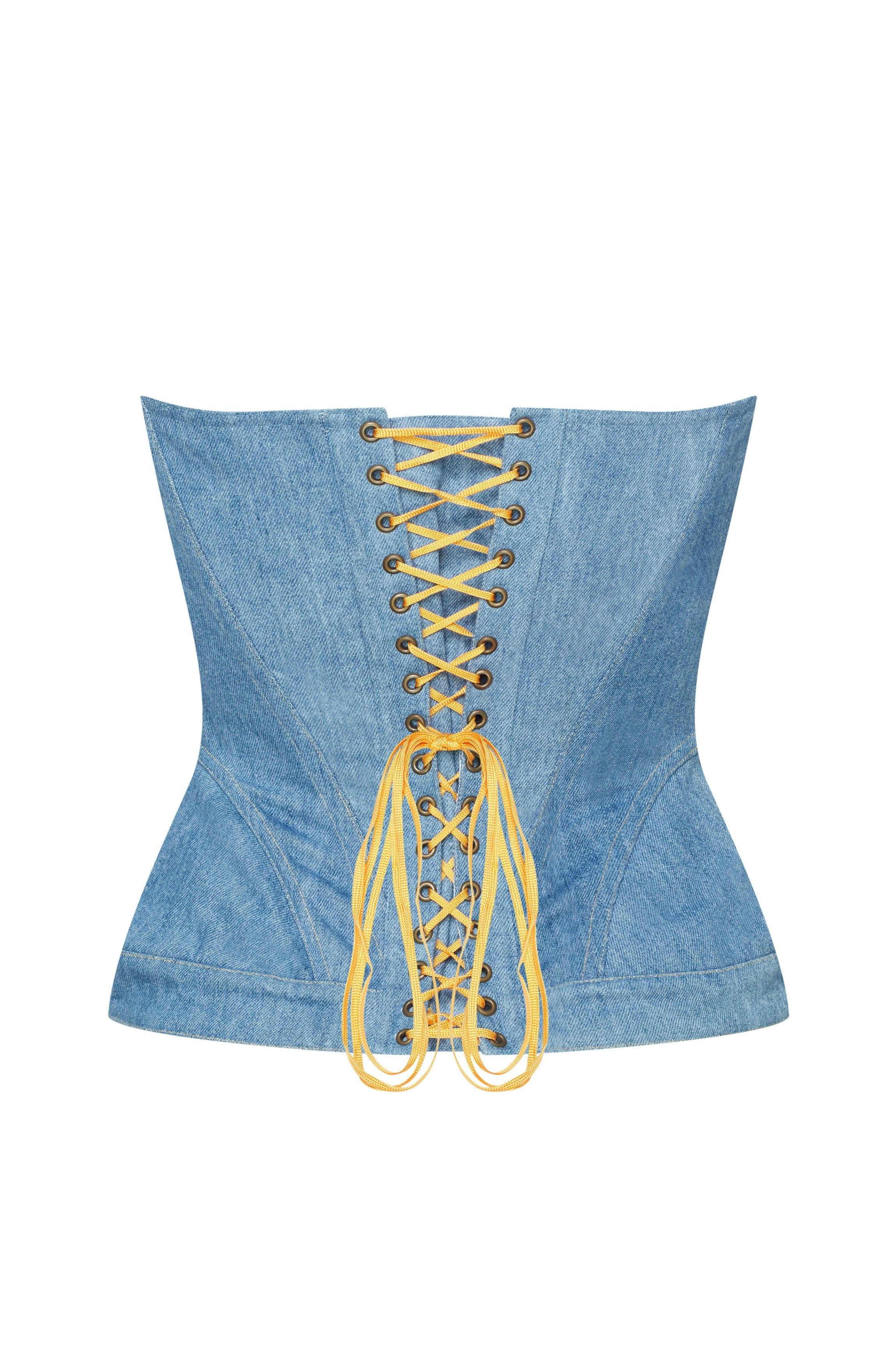 Corset denim bleu ALOE