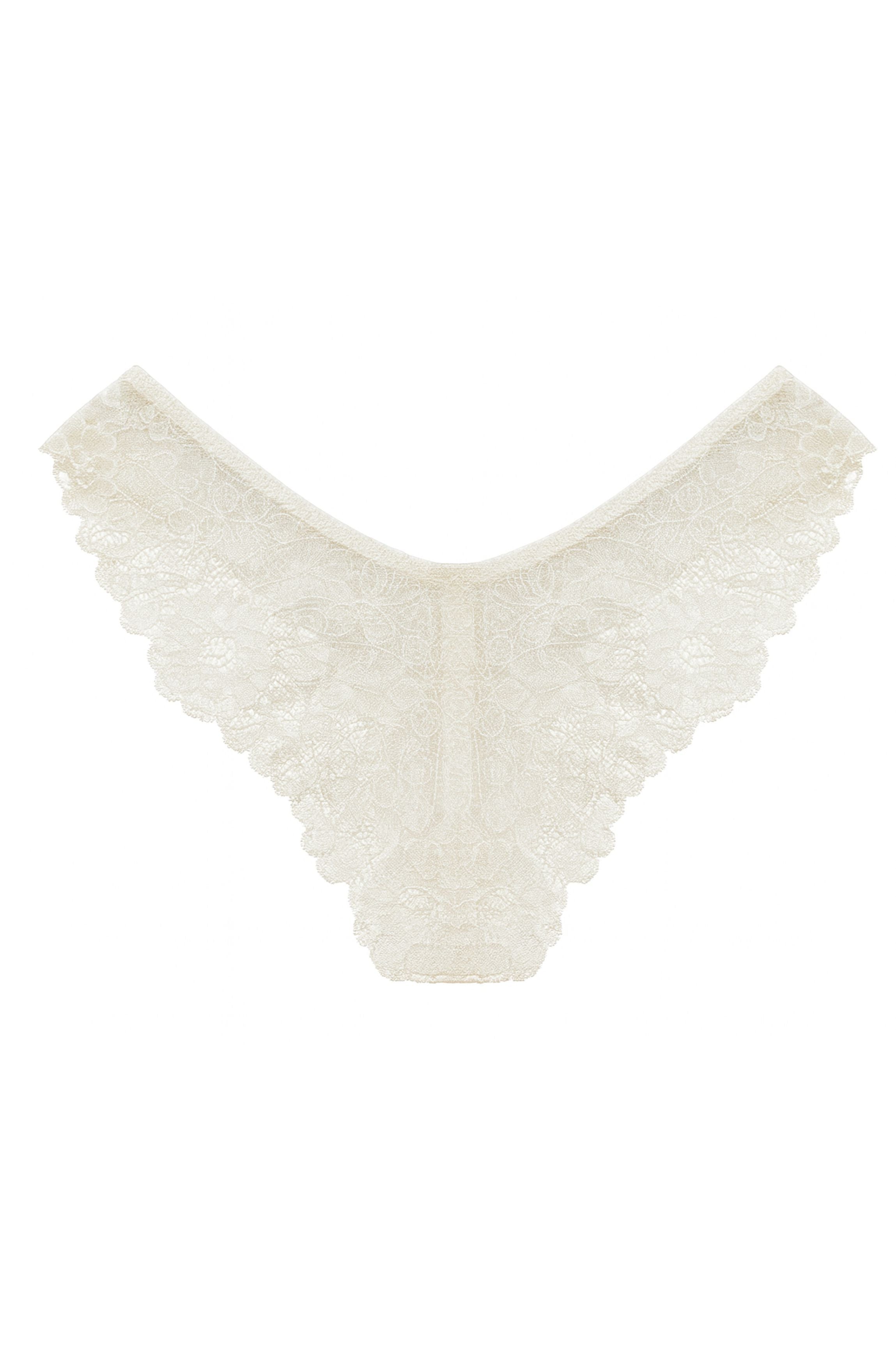 Tanga satin nude