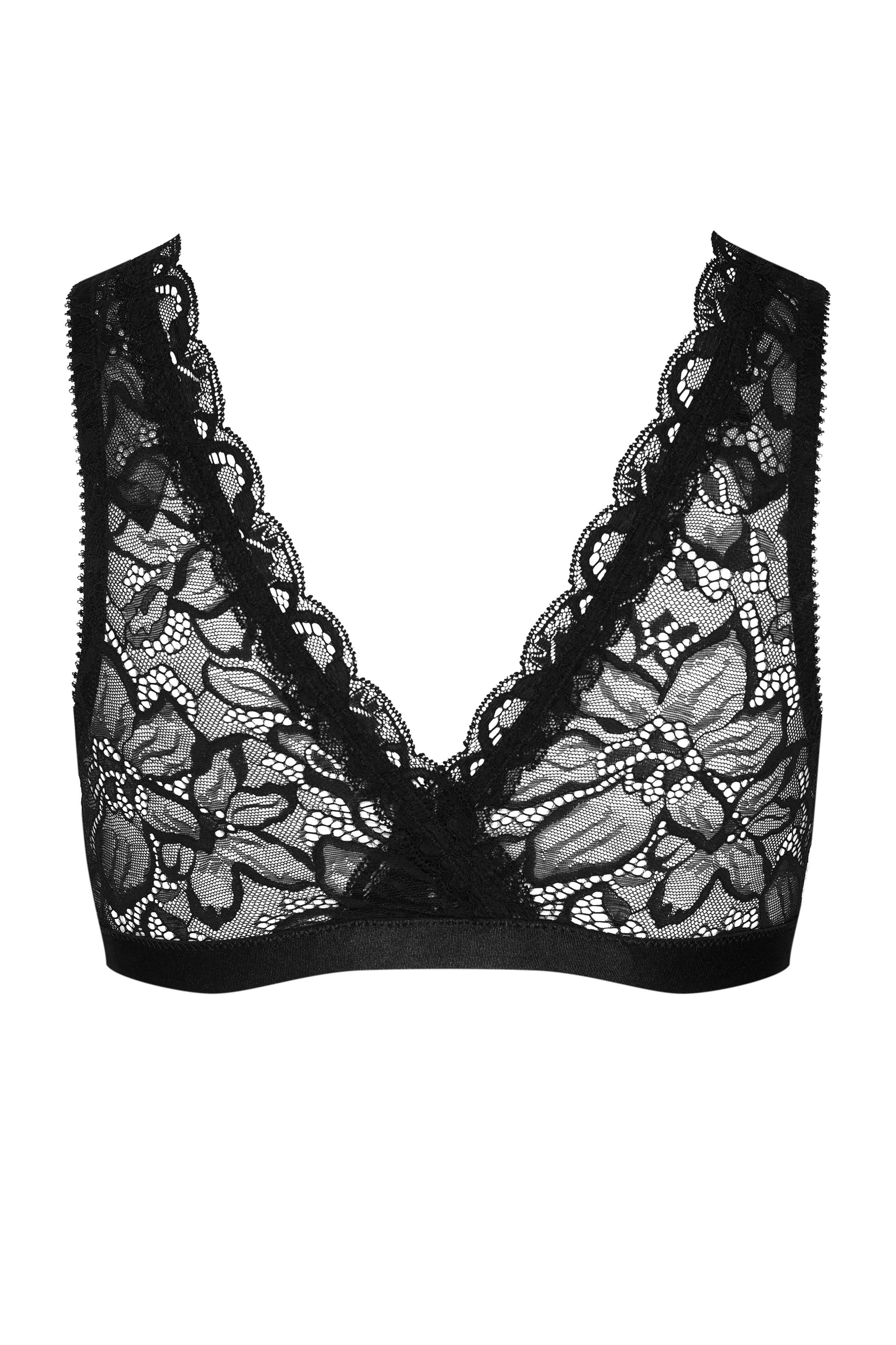Soutien-gorge dentelle noire Carmen CLIP
