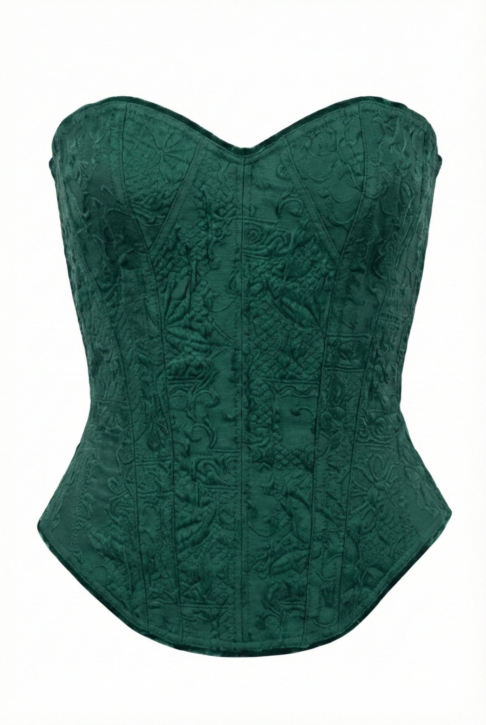 Corset Victoria broché vert