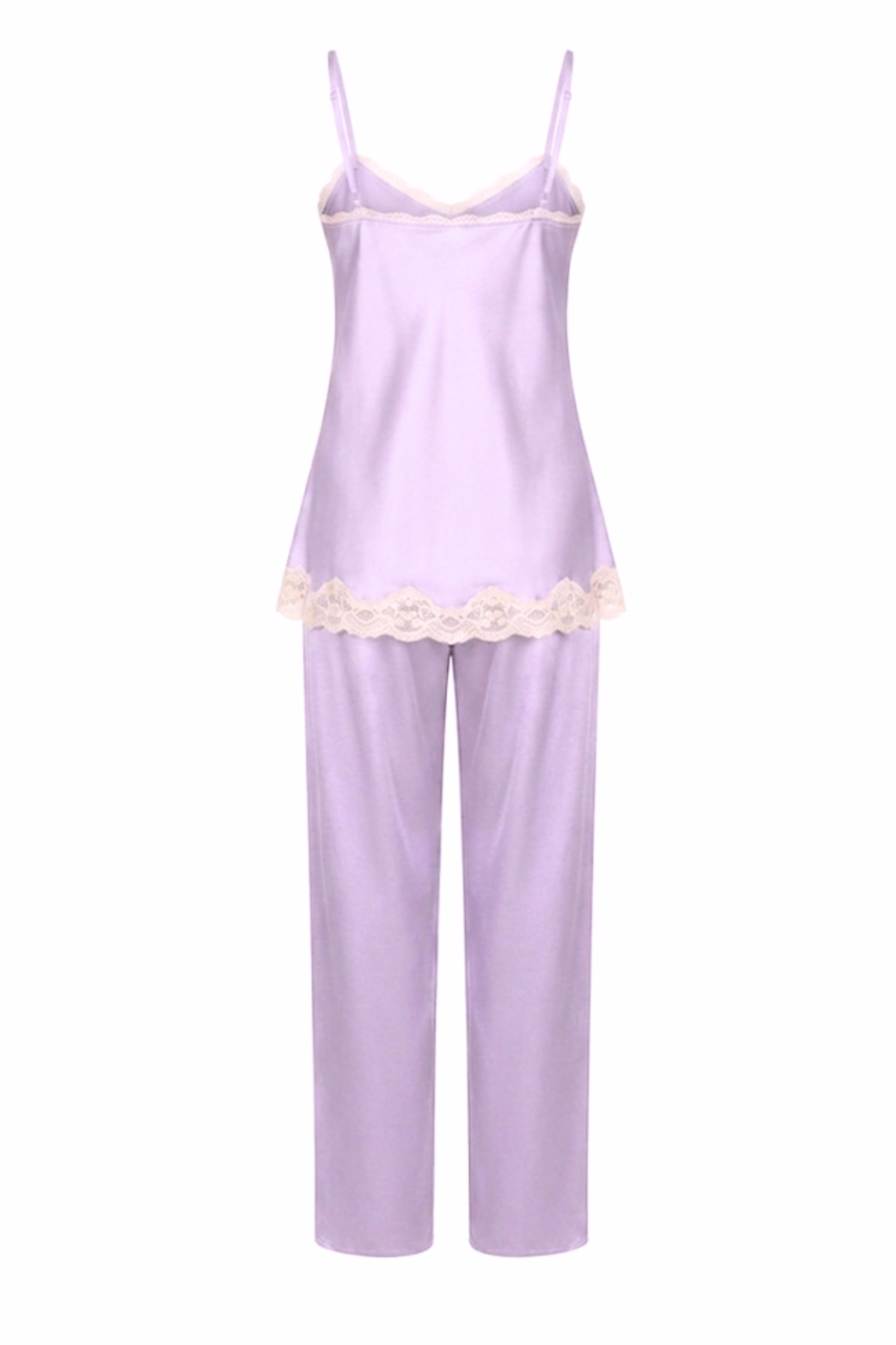 Pyjama soie lavande