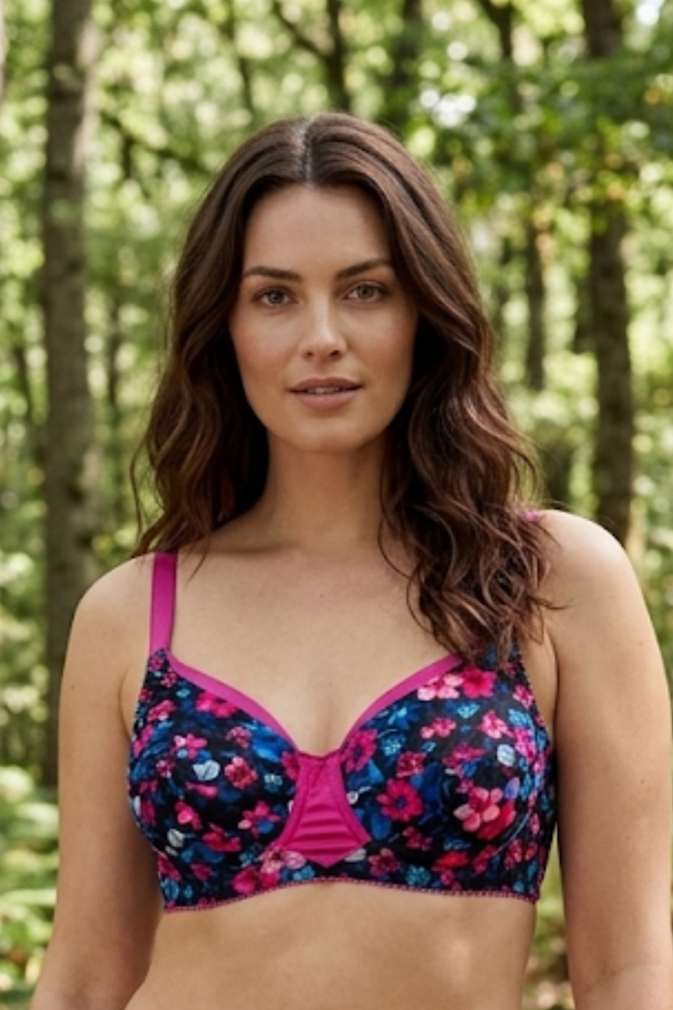 Soutien-gorge Hibiscus fushia
