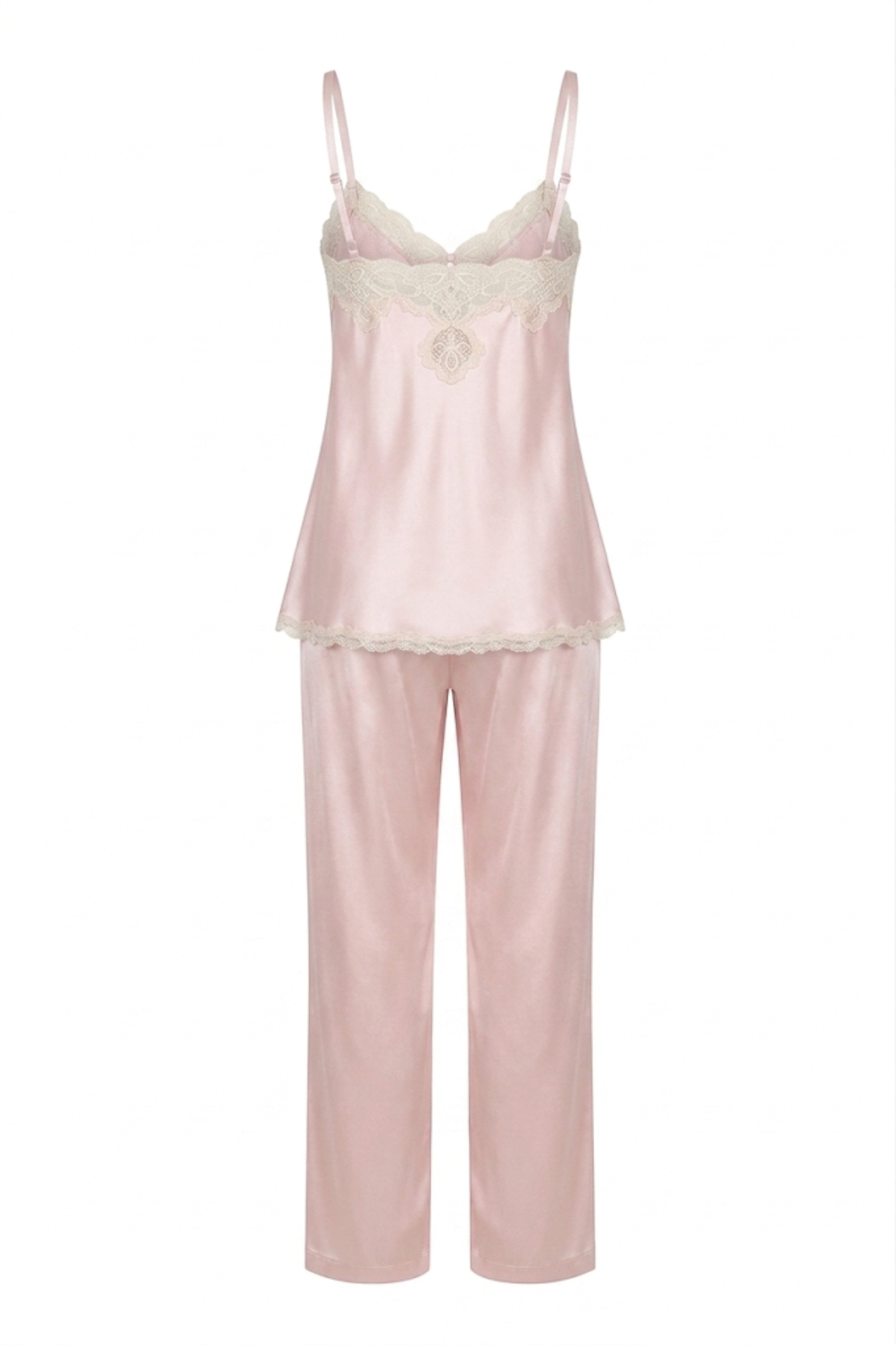 Pyjama soie rose