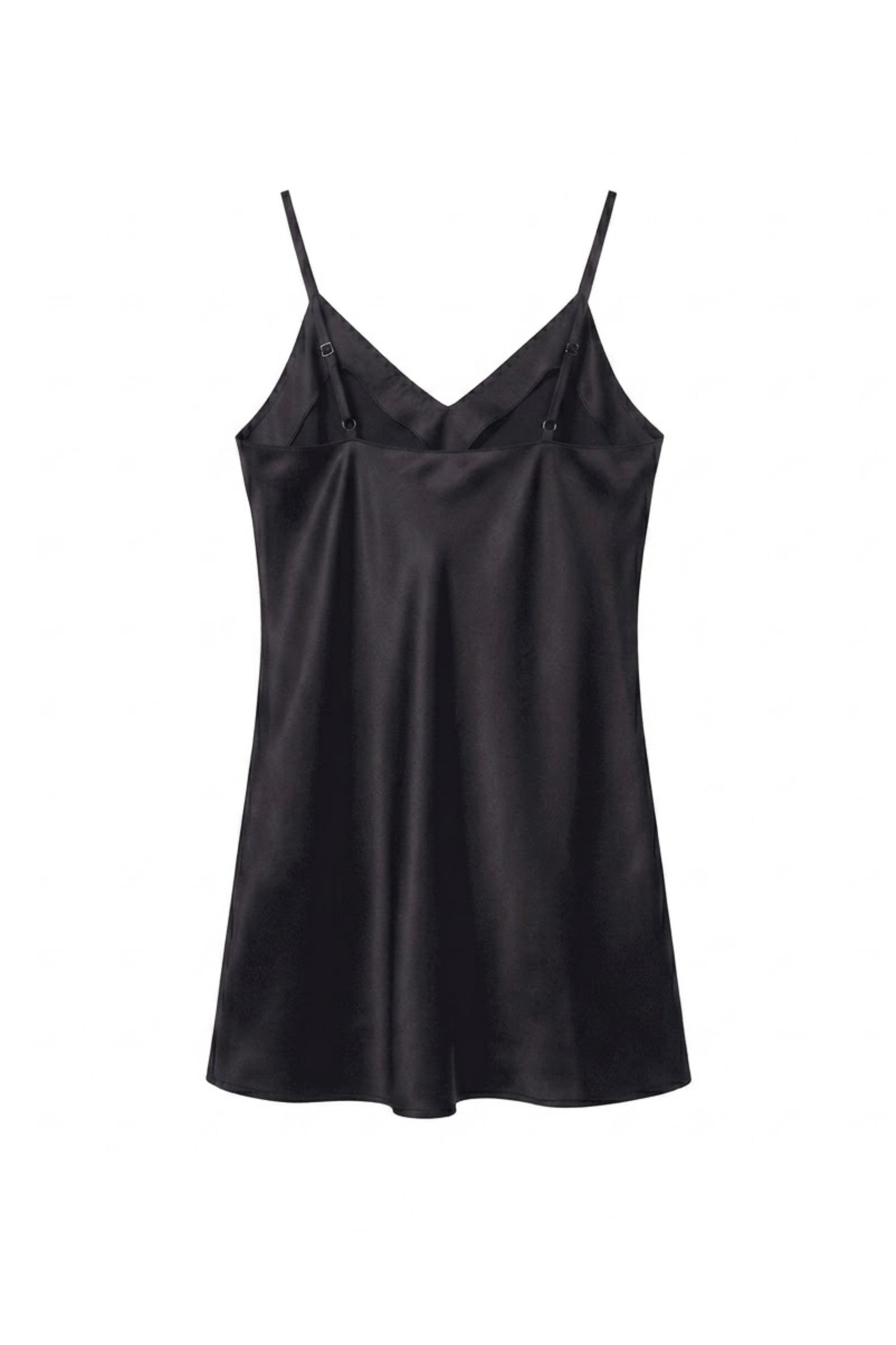 Nuisette babydoll soie noire