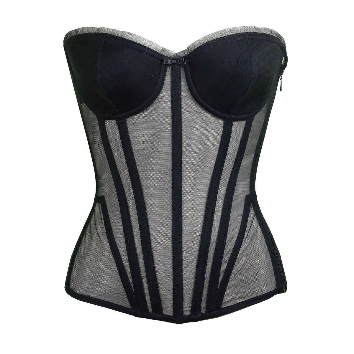 Black tulle CLEVES corset