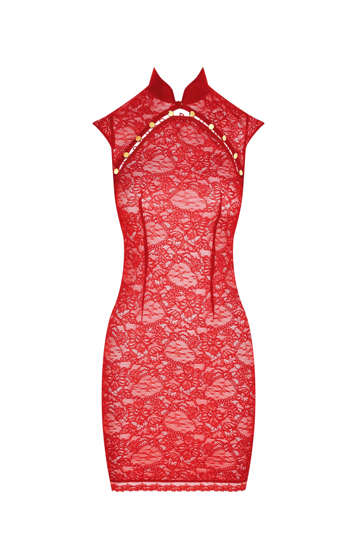 Red lace dress MELI