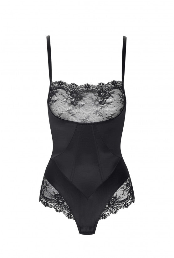 Body corset bandeau noir ELIA